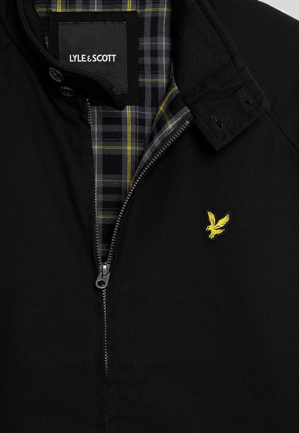 Lyle & Scott - Cotton Harrington Jet Black - Jacket | Men-Image