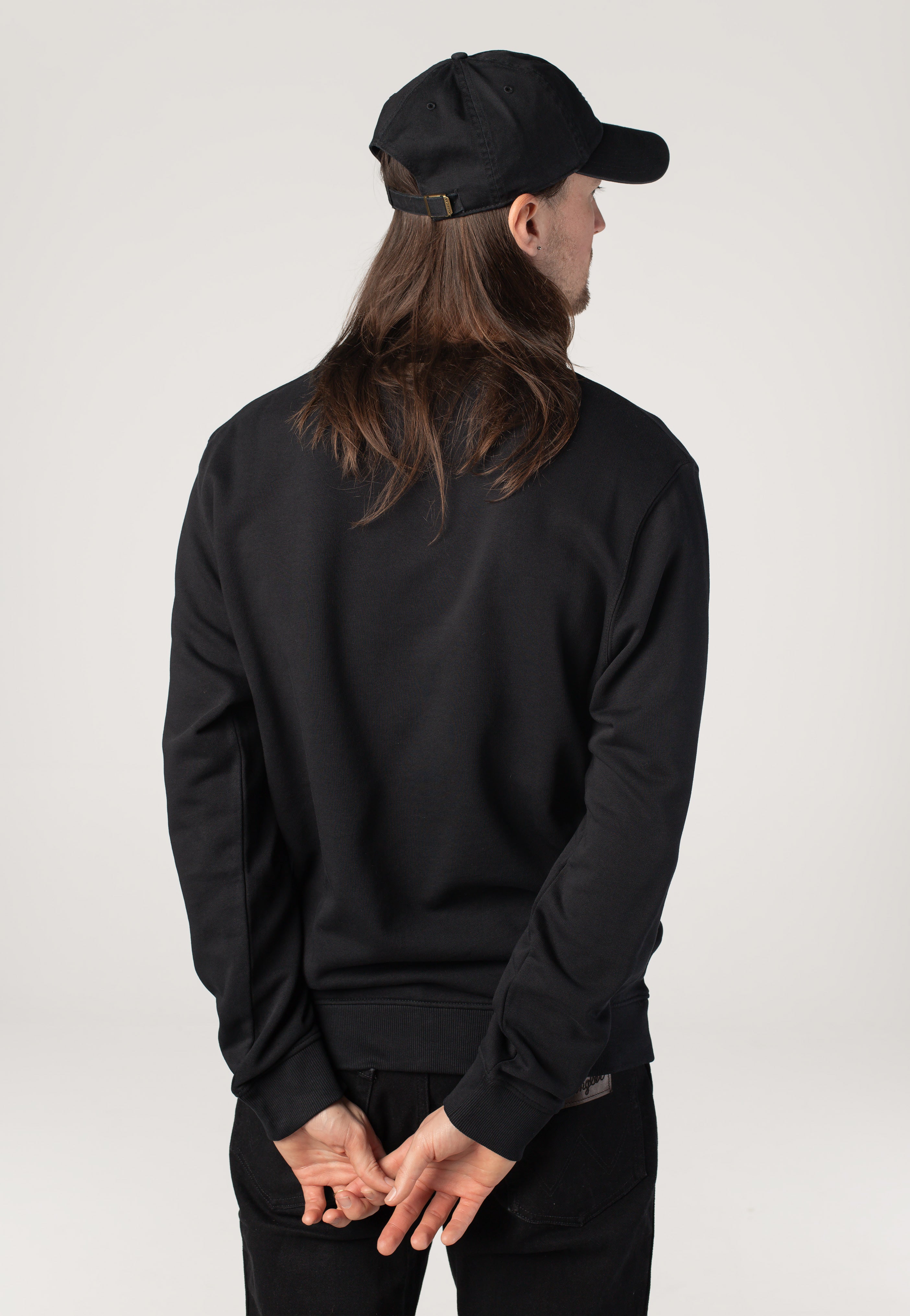 Lyle & Scott - Crew Neck Jet Black - Sweater | Men-Image