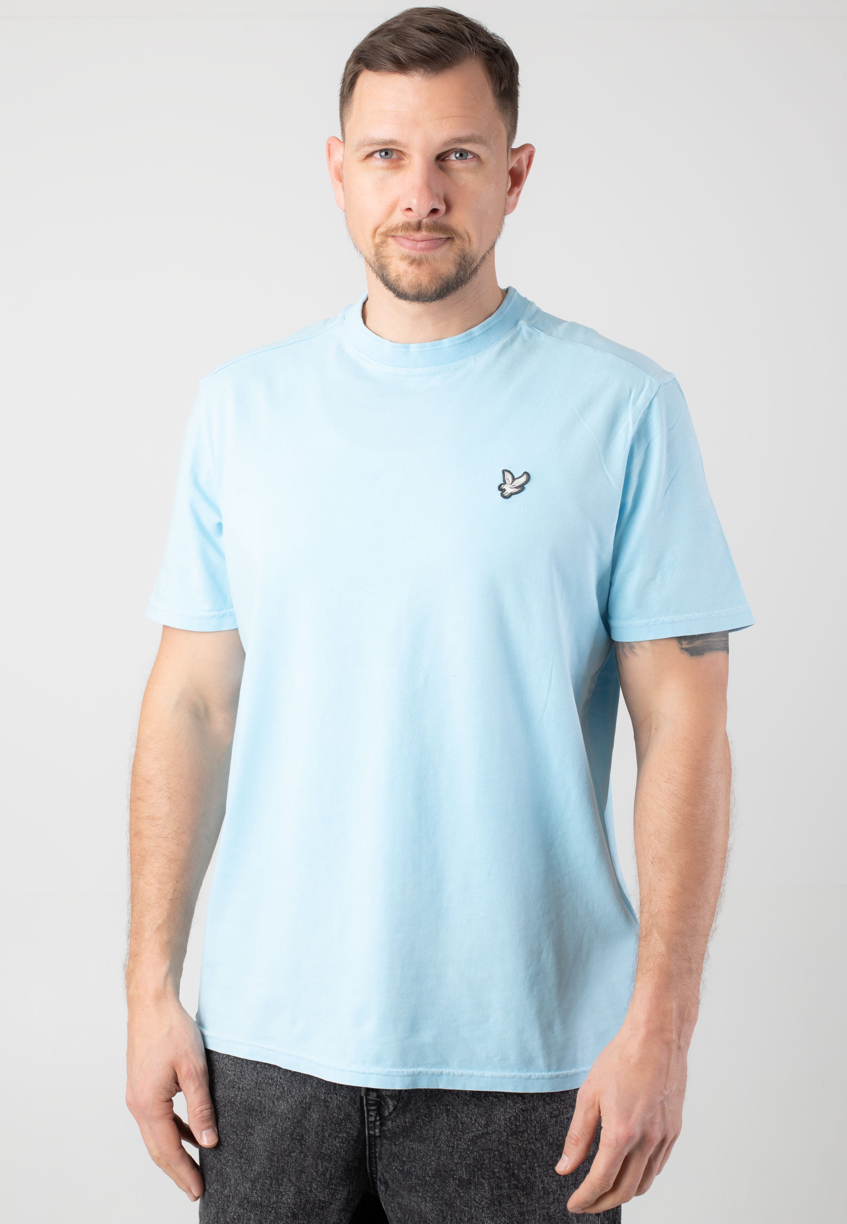 Lyle & Scott Natural Dye Crewneck Caribe - T-Shirt | Impericon