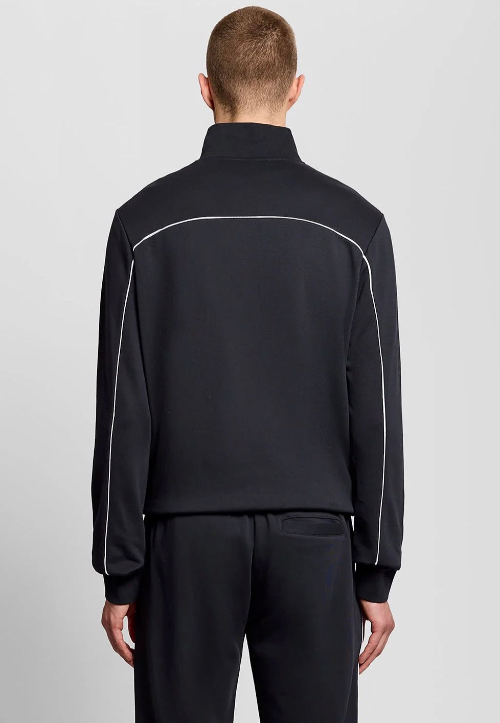 Lyle & Scott - Piped Full Zip Dark Navy - Zipper | Men-Image