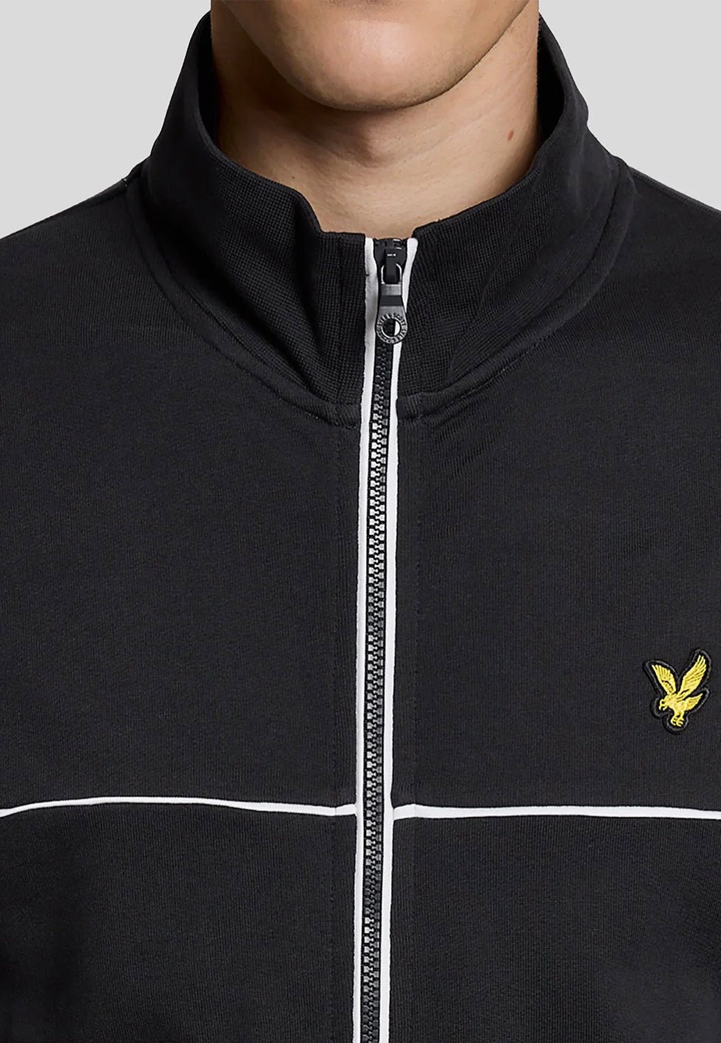 Lyle & Scott - Piped Full Zip Dark Navy - Zipper | Men-Image