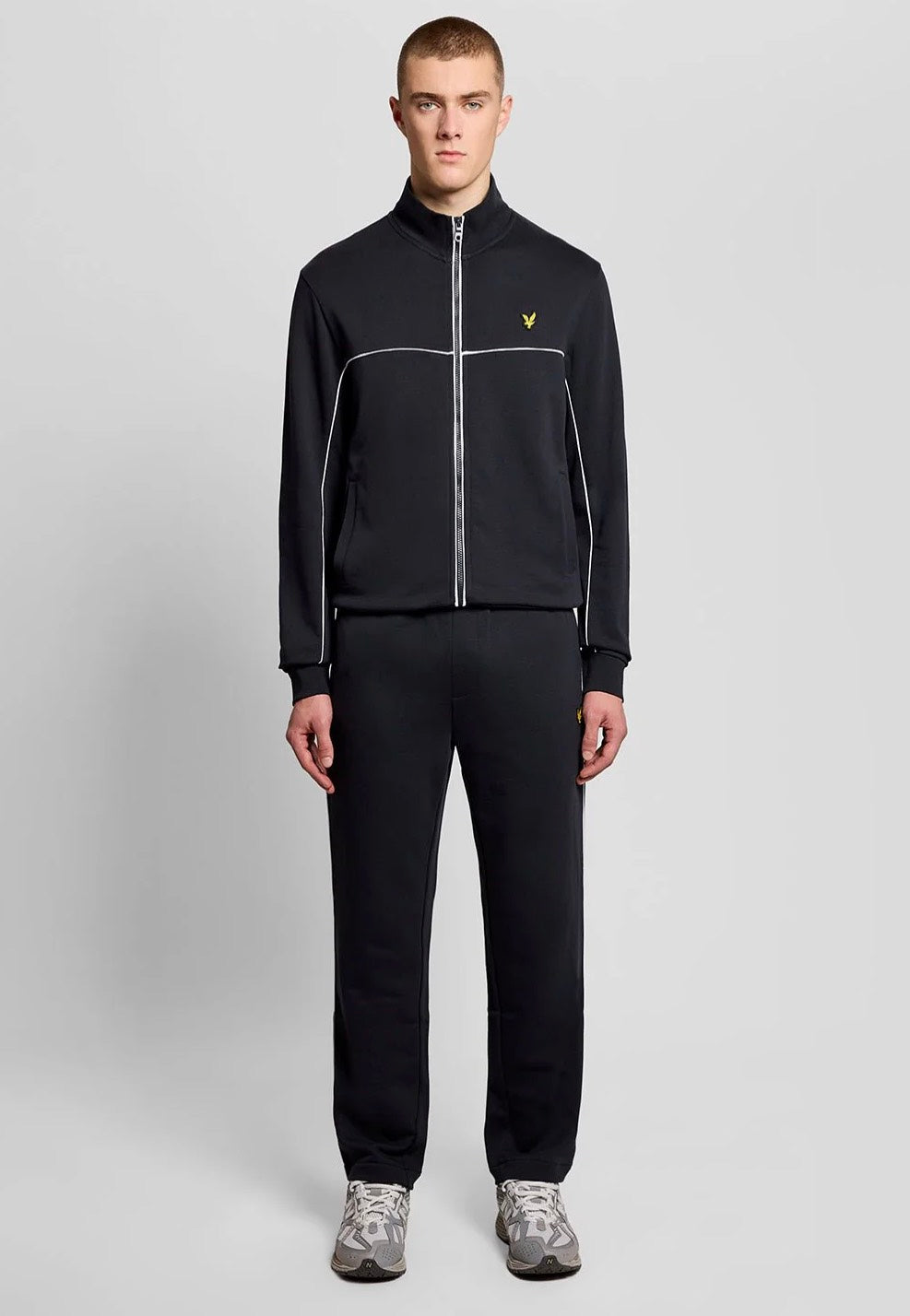 Lyle & Scott - Piped Straight Dark Navy - Sweat Pants | Men-Image