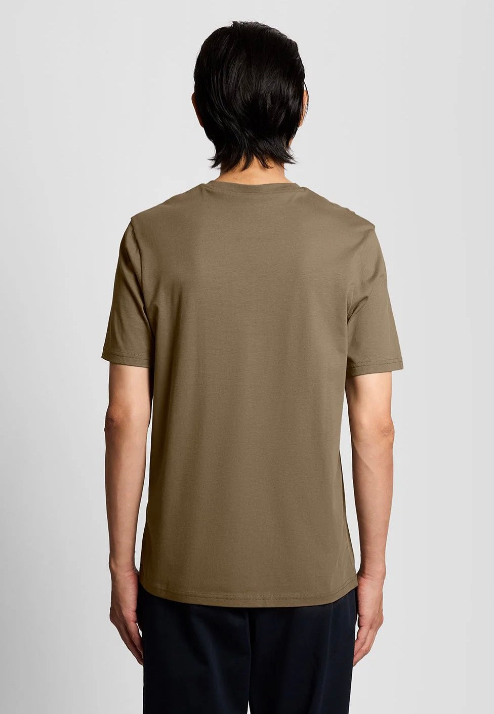 Lyle & Scott - Plain Khaki Ash - T-Shirt | Men-Image