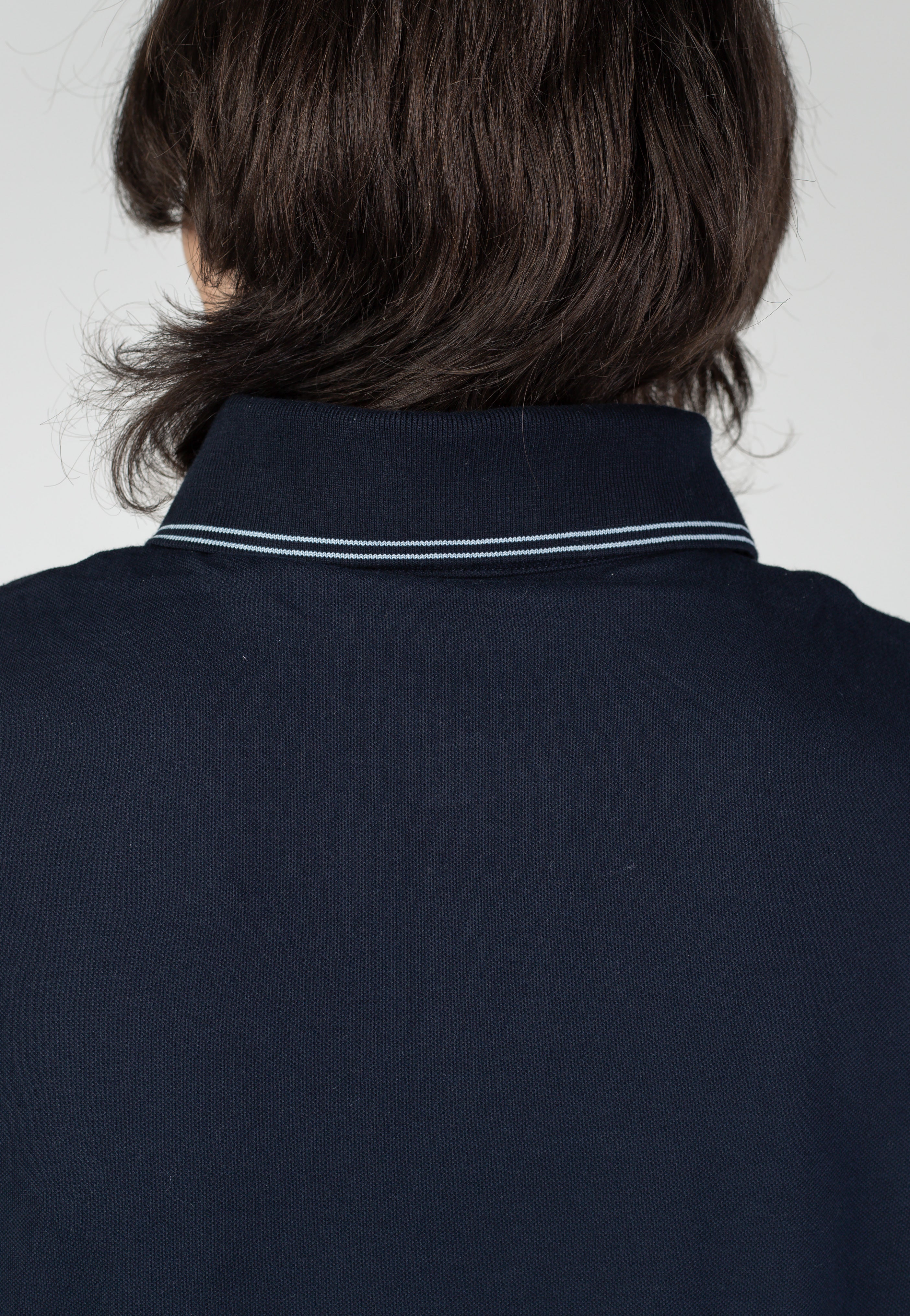 Lyle & Scott - Tartan Collar Jet Black - Polo | Men-Image
