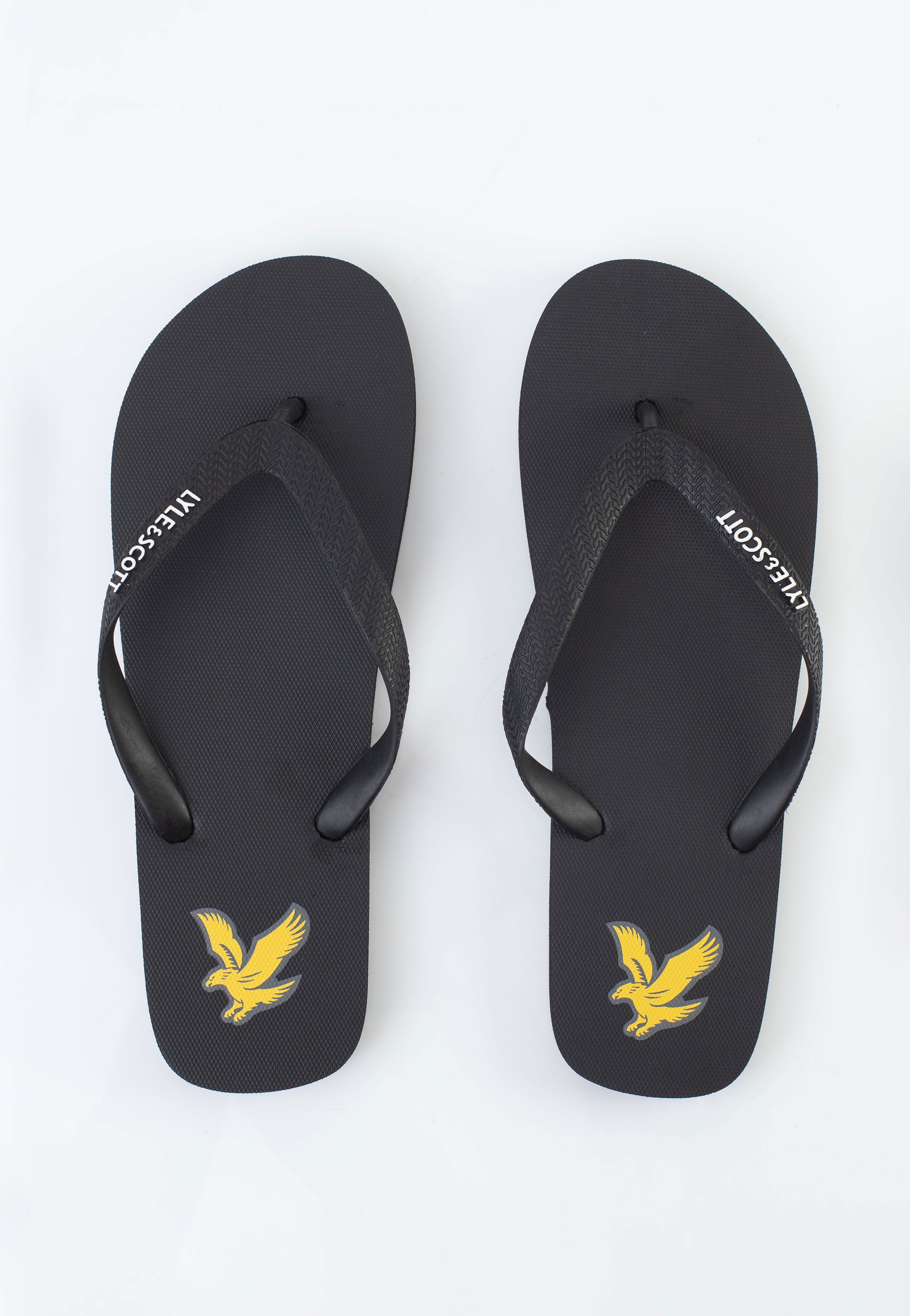 Lyle & Scott - Flip Flop Jet Black - Slides | Men-Image