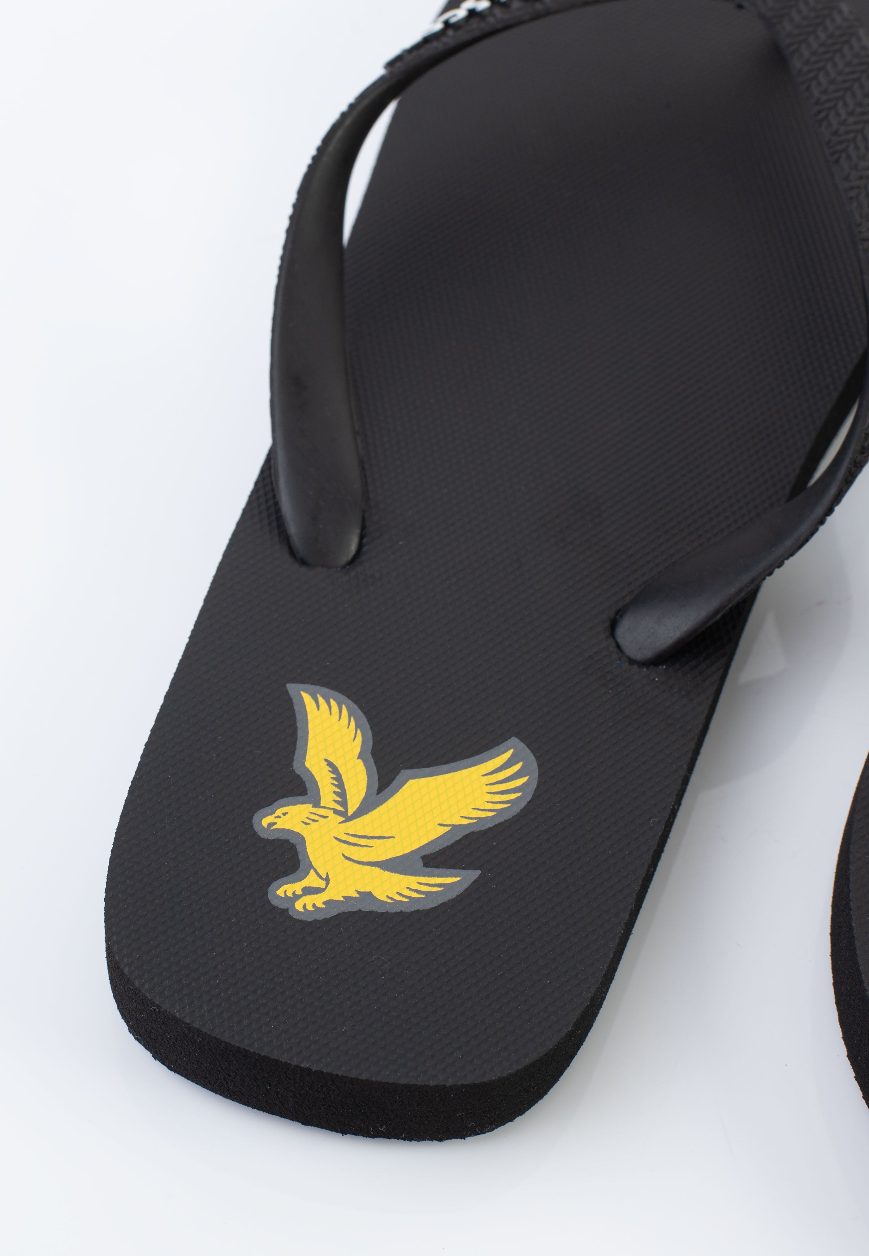 Lyle & Scott - Flip Flop Jet Black - Slides | Men-Image