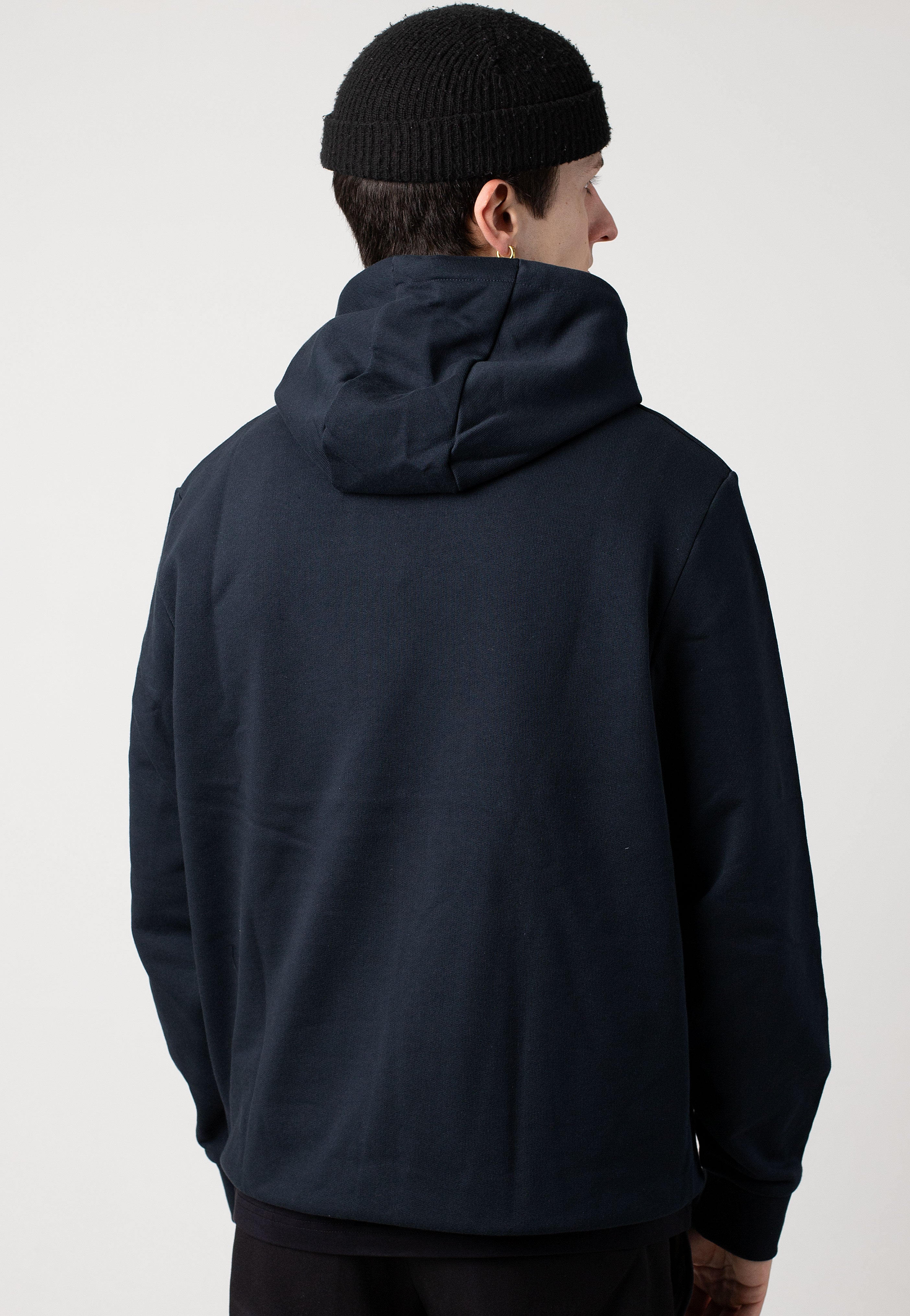 Lyle & Scott - Loopback Embroidered Dark Navy - Hoodie | Men-Image
