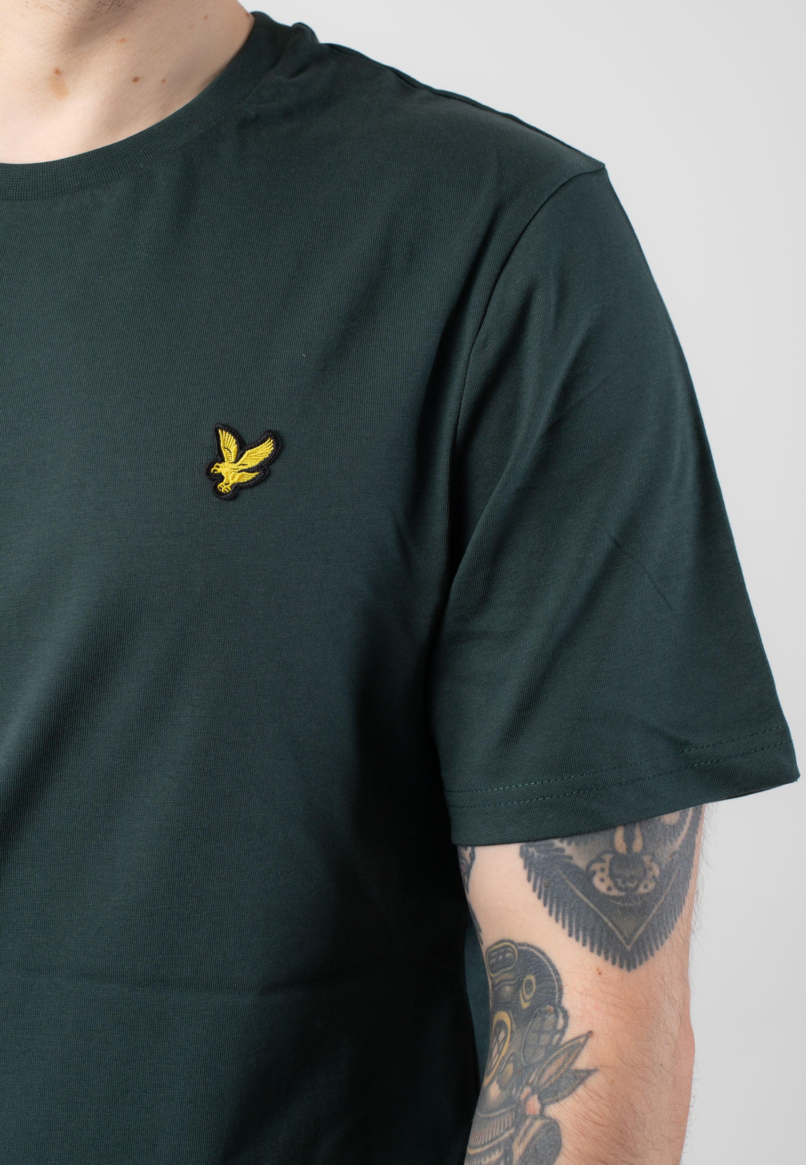 Lyle & Scott - Plain Argyle Teal - T-Shirt | Men-Image