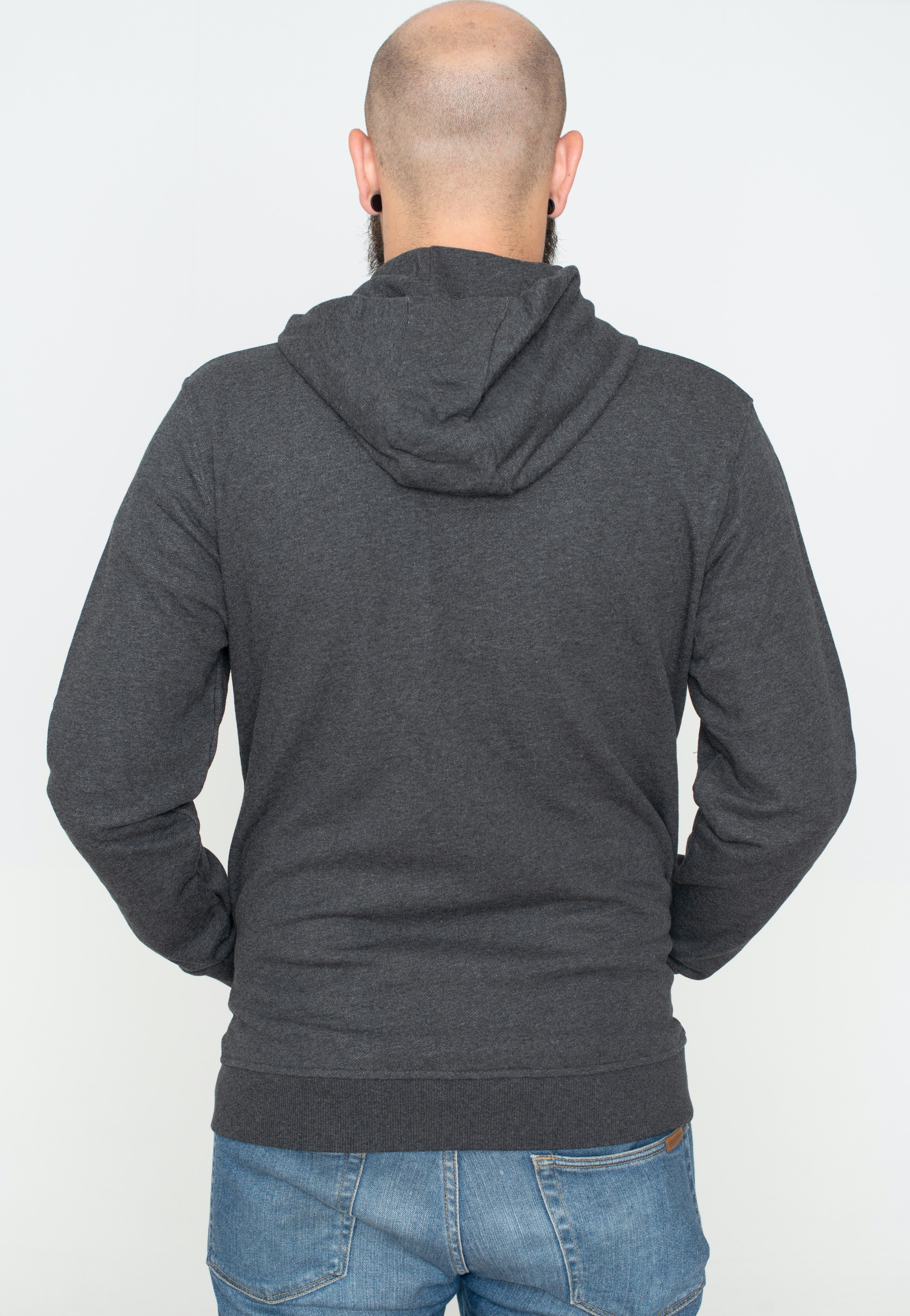 Lyle & Scott - Zip Through Charcoal Marl - Zipper | Men-Image