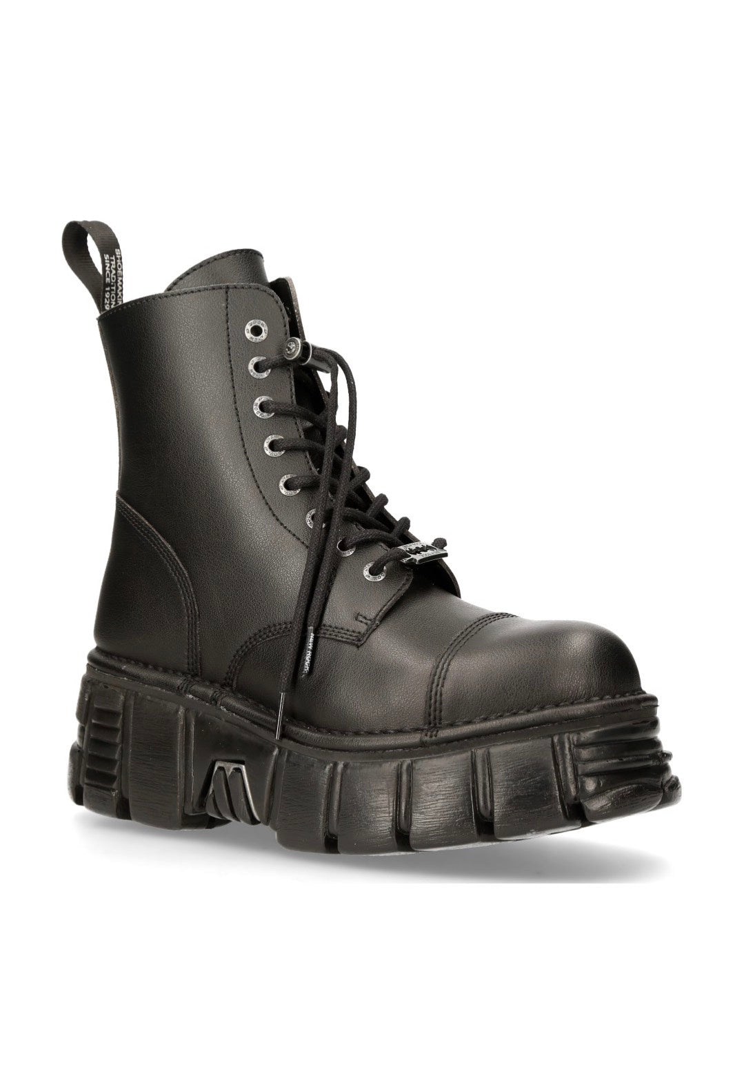 靴 new rock boots Amazon.com | New Rock 407-S1 Silver Cross BOOTS Black Leather