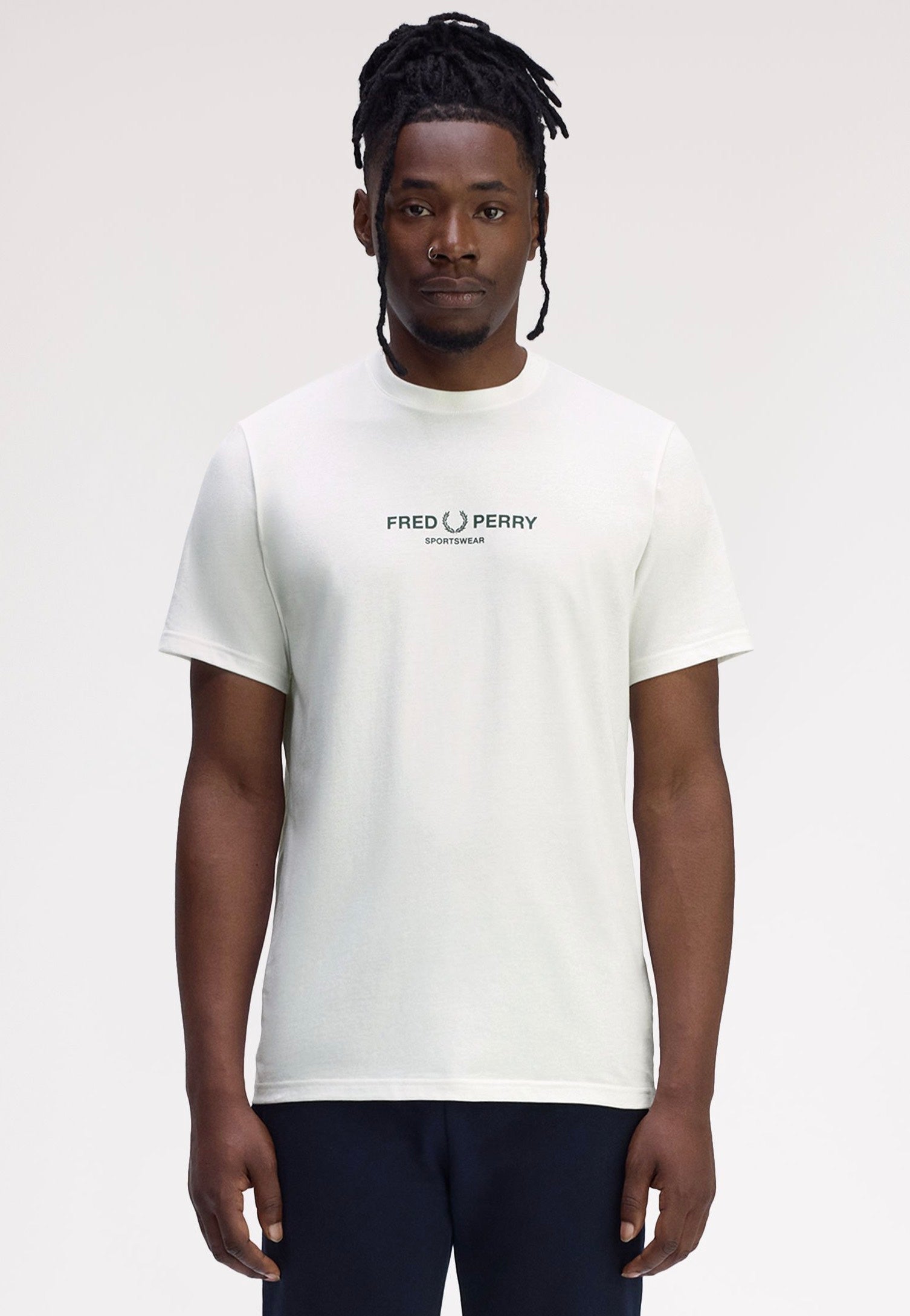 Fred Perry - Fred Perry Sportswear Snow White - T-Shirt | Men-Image