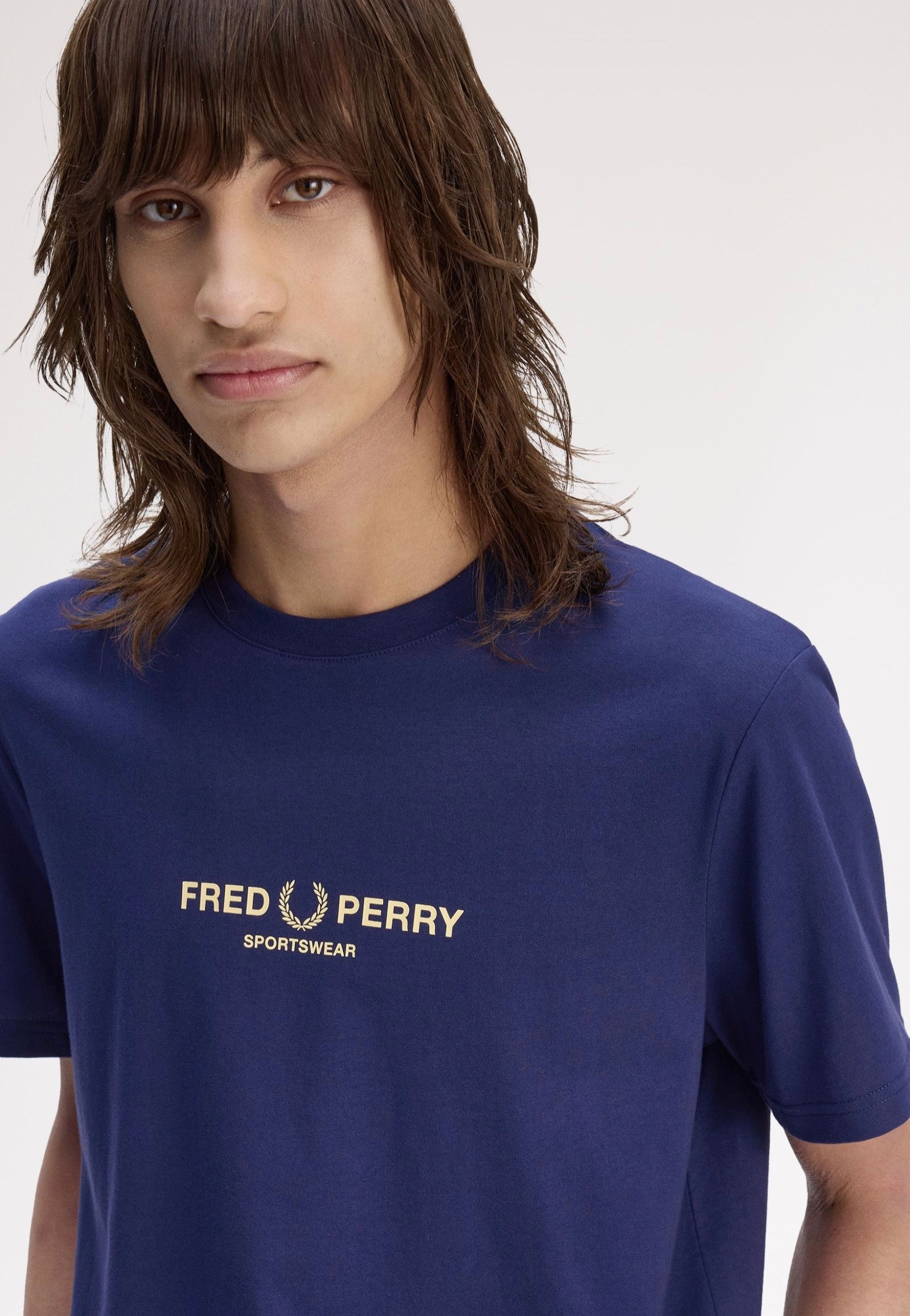 Fred Perry - Fred Perry Sportswear French Navy - T-Shirt | Men-Image