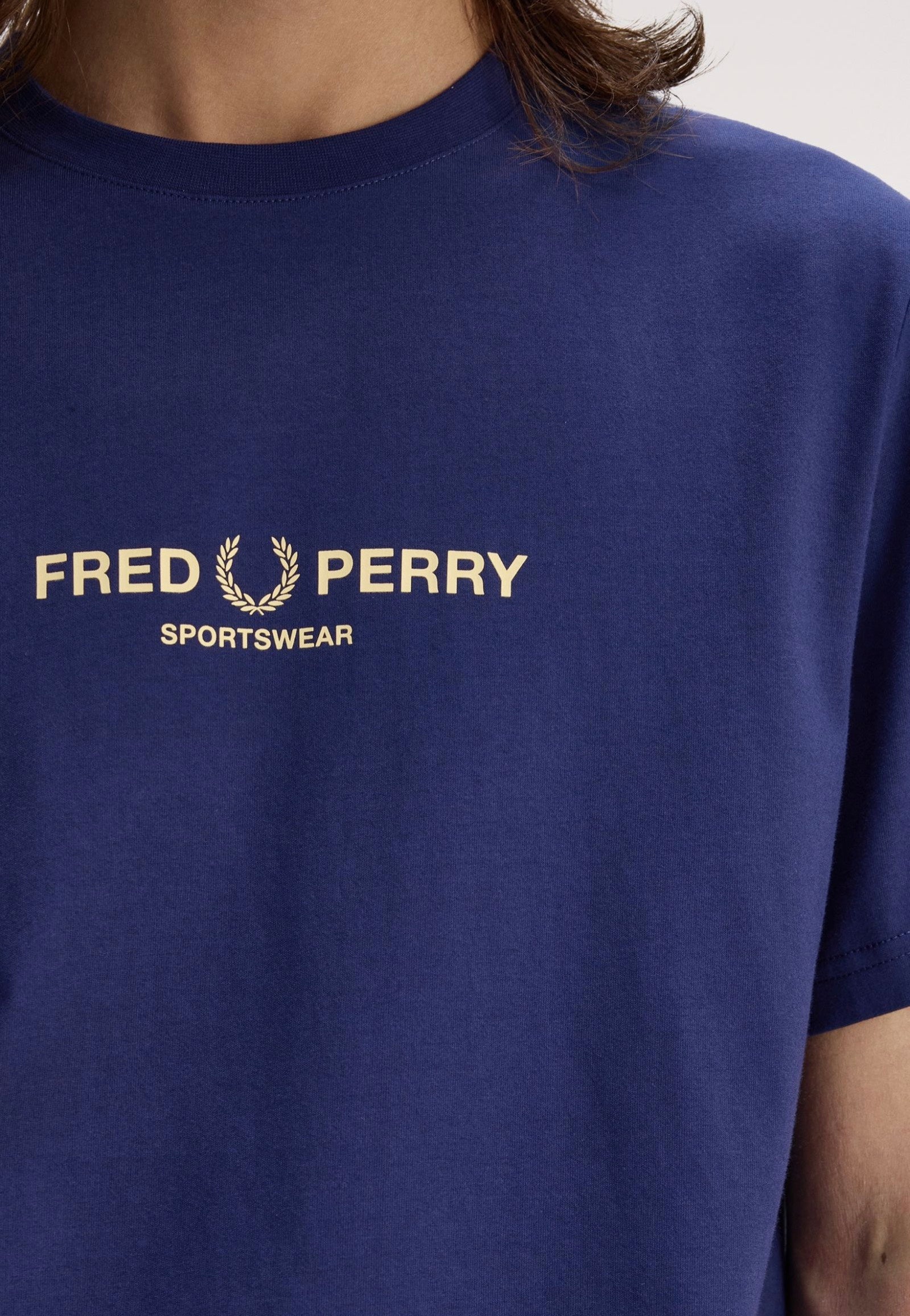 Fred Perry - Fred Perry Sportswear French Navy - T-Shirt | Men-Image