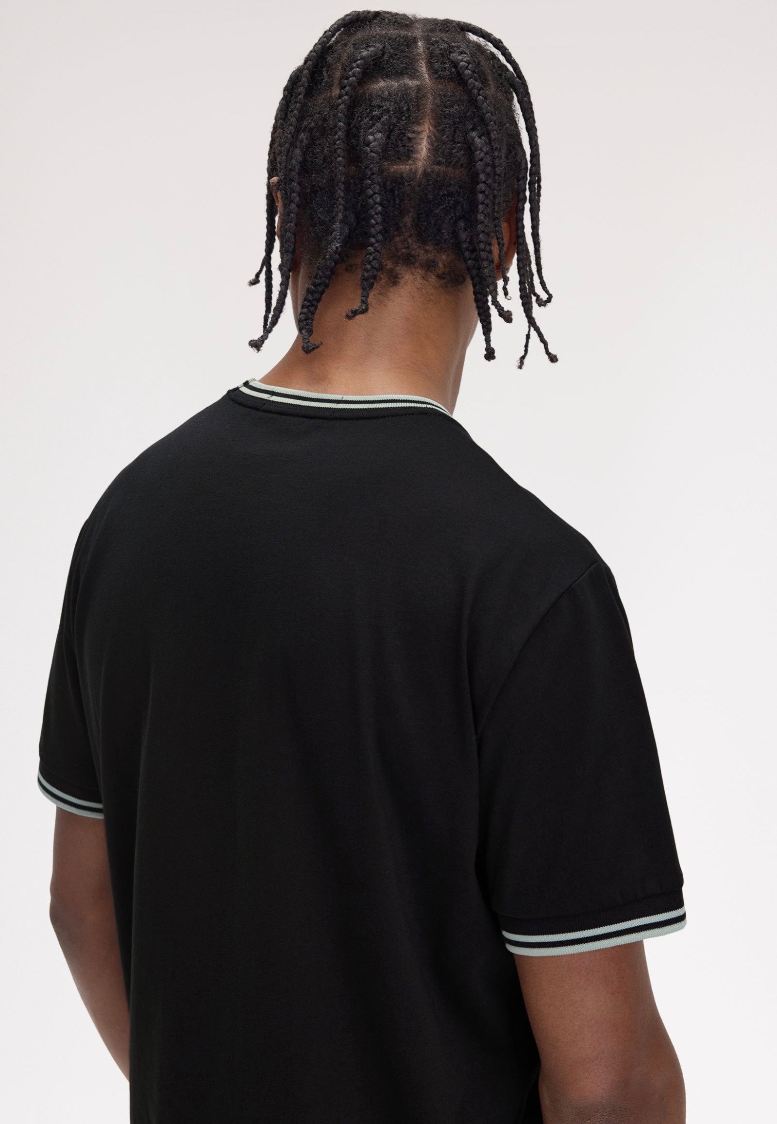 Fred Perry - Twin Tipped Black/Silverblue - T-Shirt | Men-Image