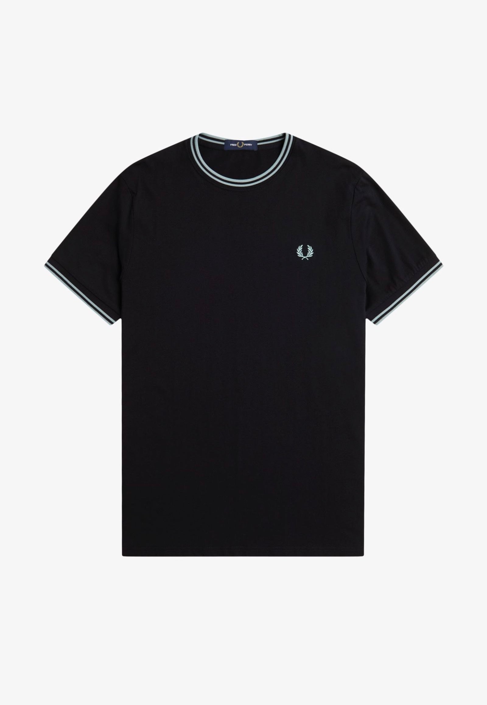Fred Perry - Twin Tipped Black/Silverblue - T-Shirt | Men-Image