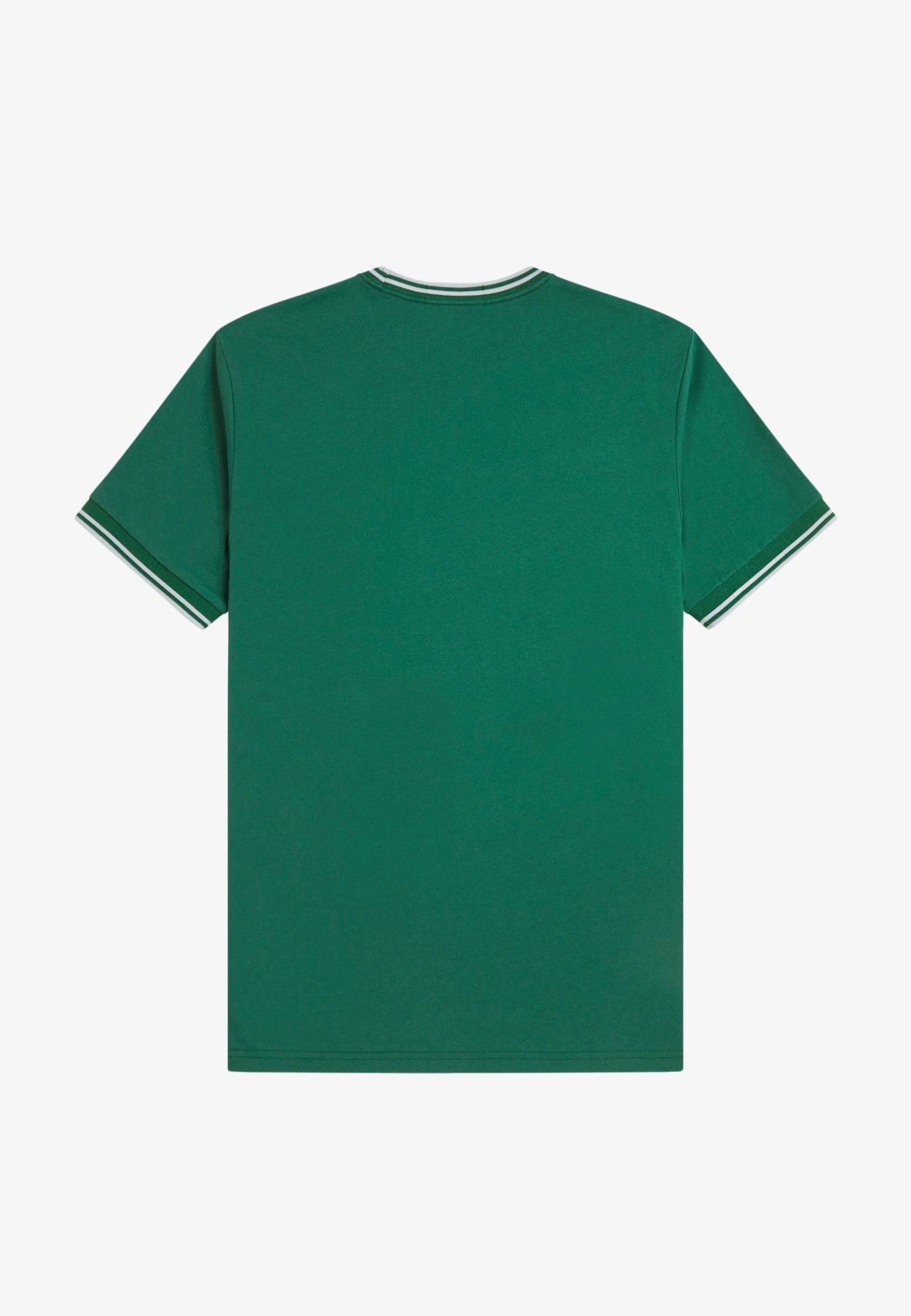 Fred Perry - Twin Tipped Sport Green/Light Ice/Light Ice - T-Shirt | Men-Image