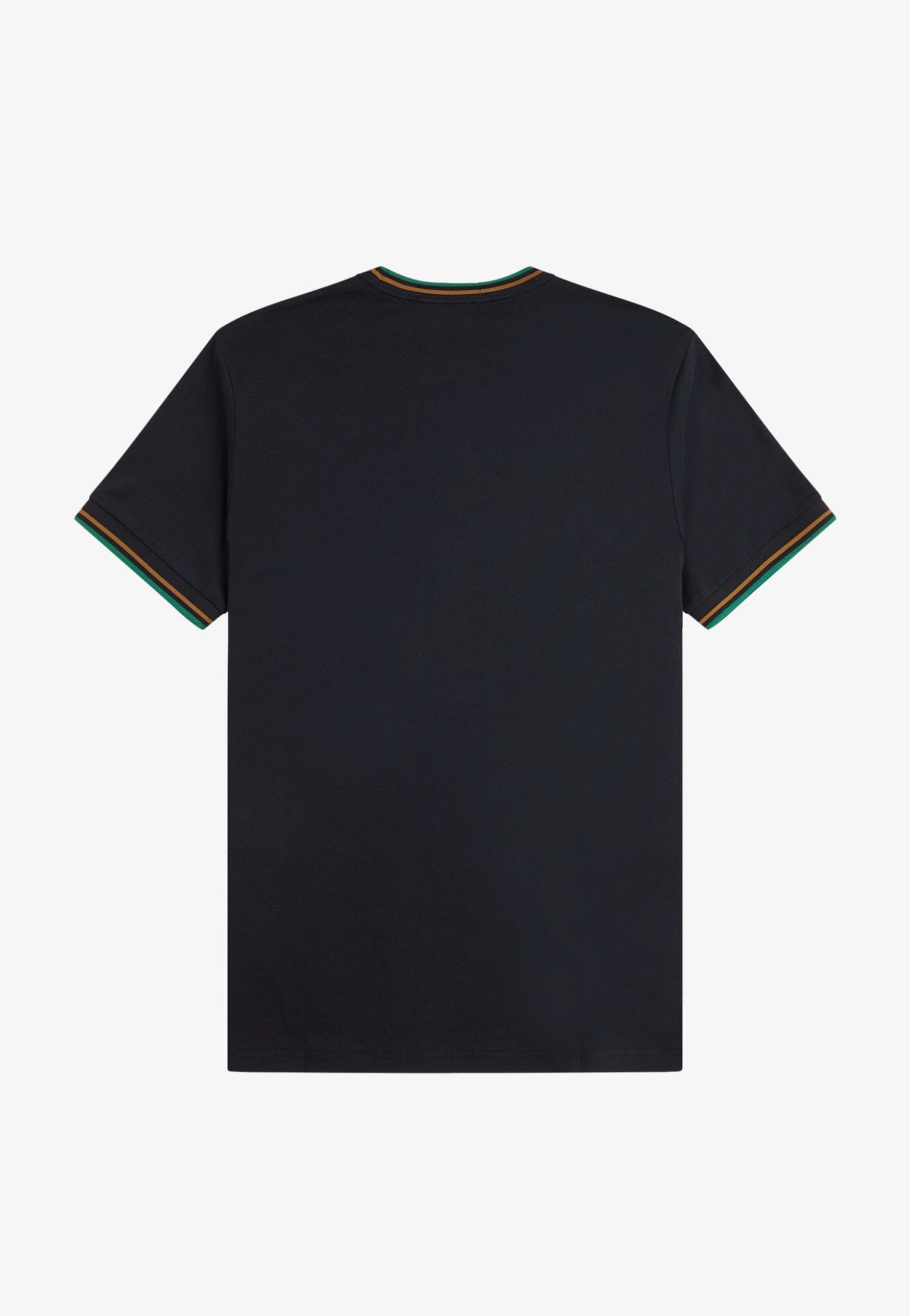 Fred Perry - Twin Tipped Navy/Dark Caramel/Sport Green - T-Shirt | Men-Image