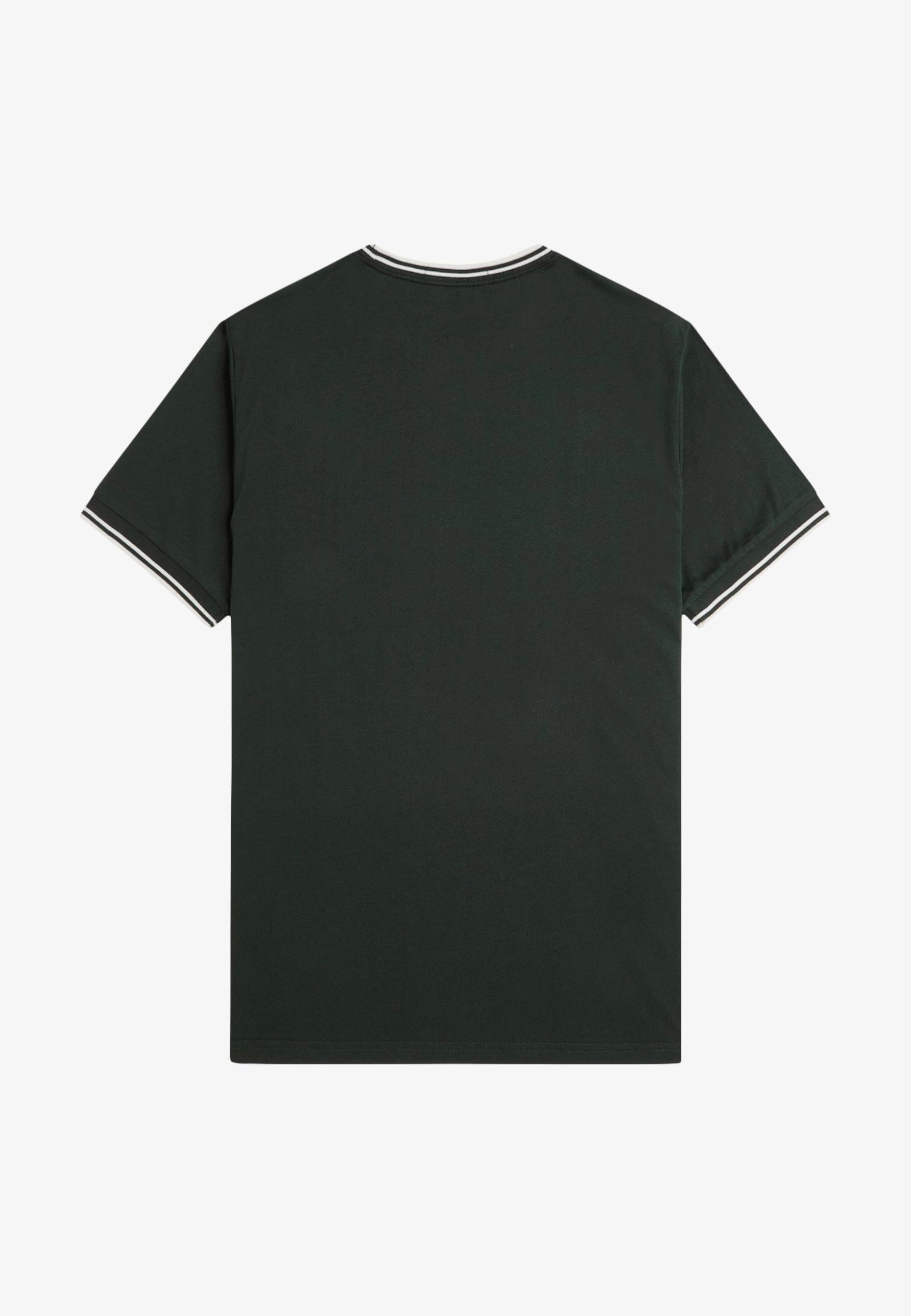 Fred Perry - Twin Tipped Nightgreen/Snow White - T-Shirt | Men-Image
