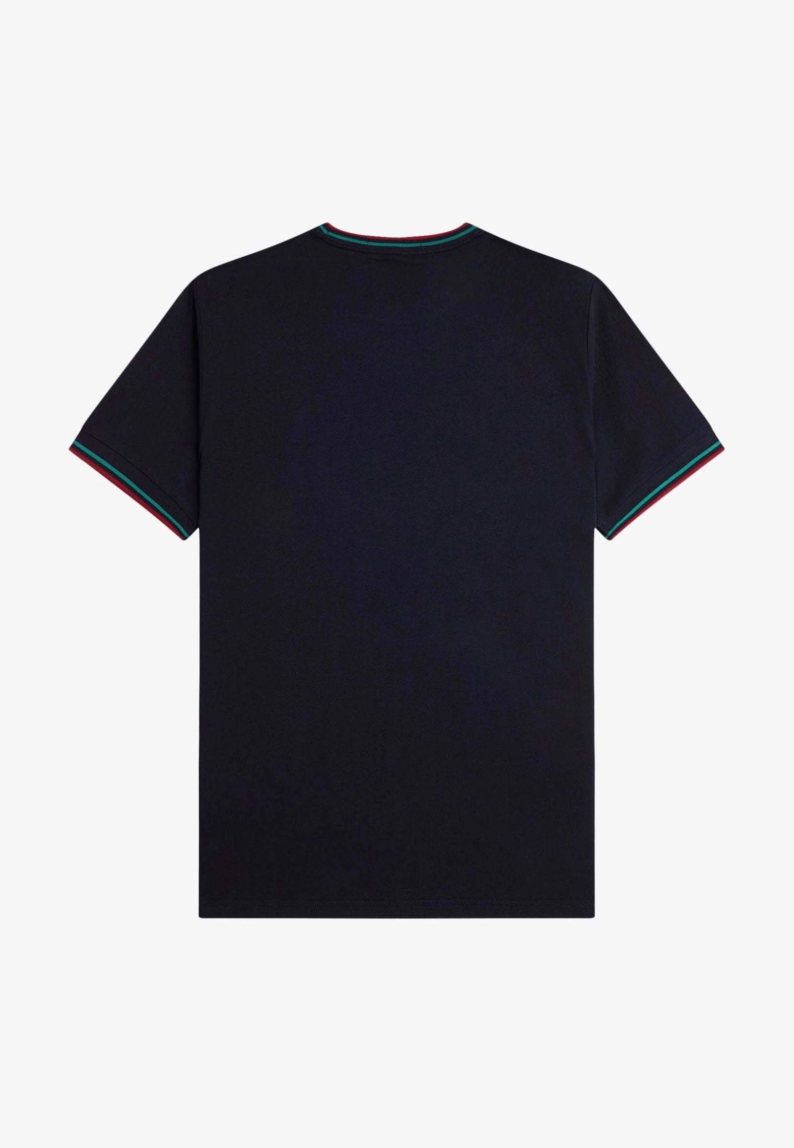 Fred Perry - Twin Tipped Navy/Sportgrey/Burnt Red - T-Shirt | Men-Image