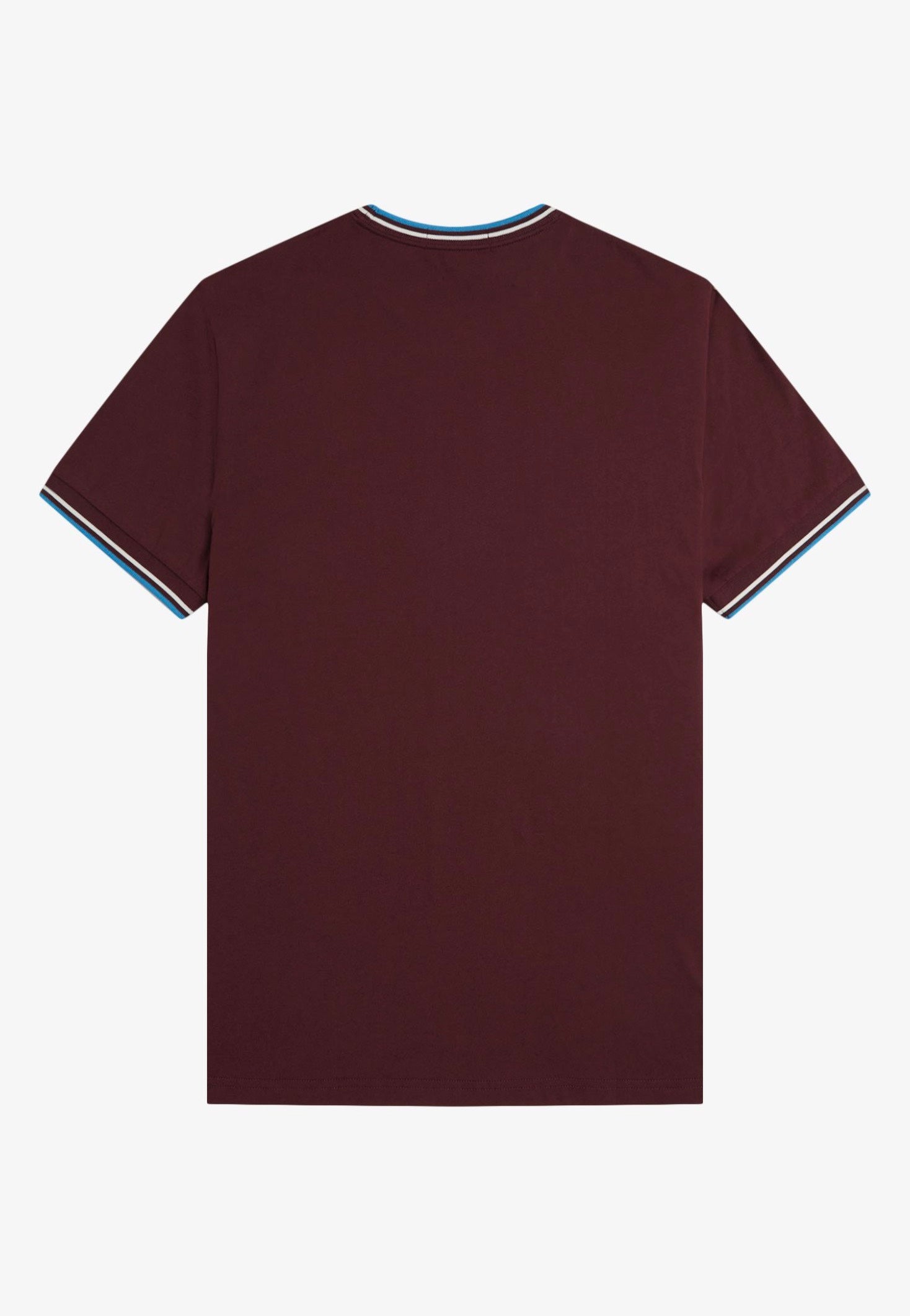 Fred Perry - Twin Tipped Oxblood/Ecru/Court Blue - T-Shirt | Men-Image