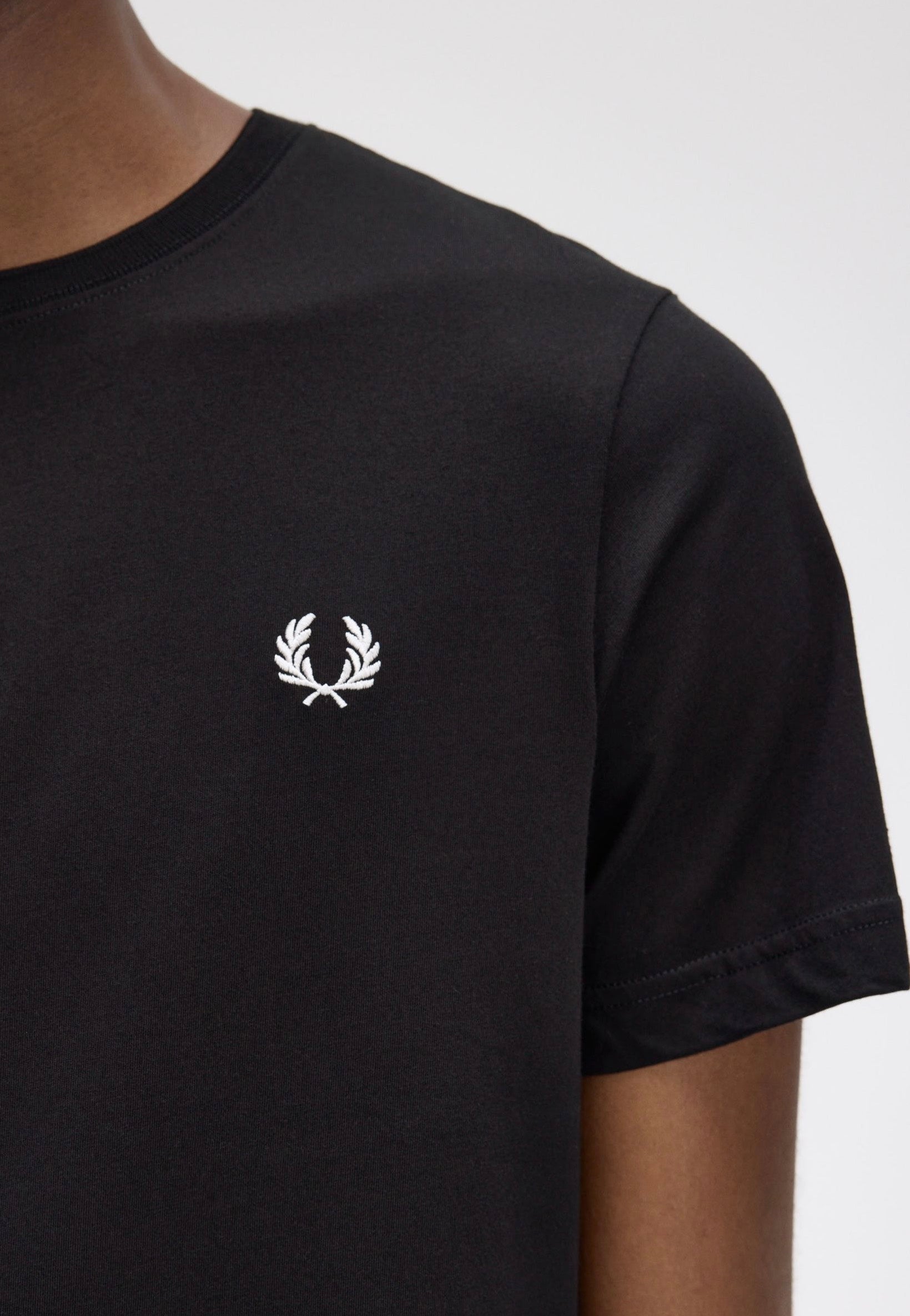Fred Perry - Crew Neck Black - T-Shirt | Men-Image