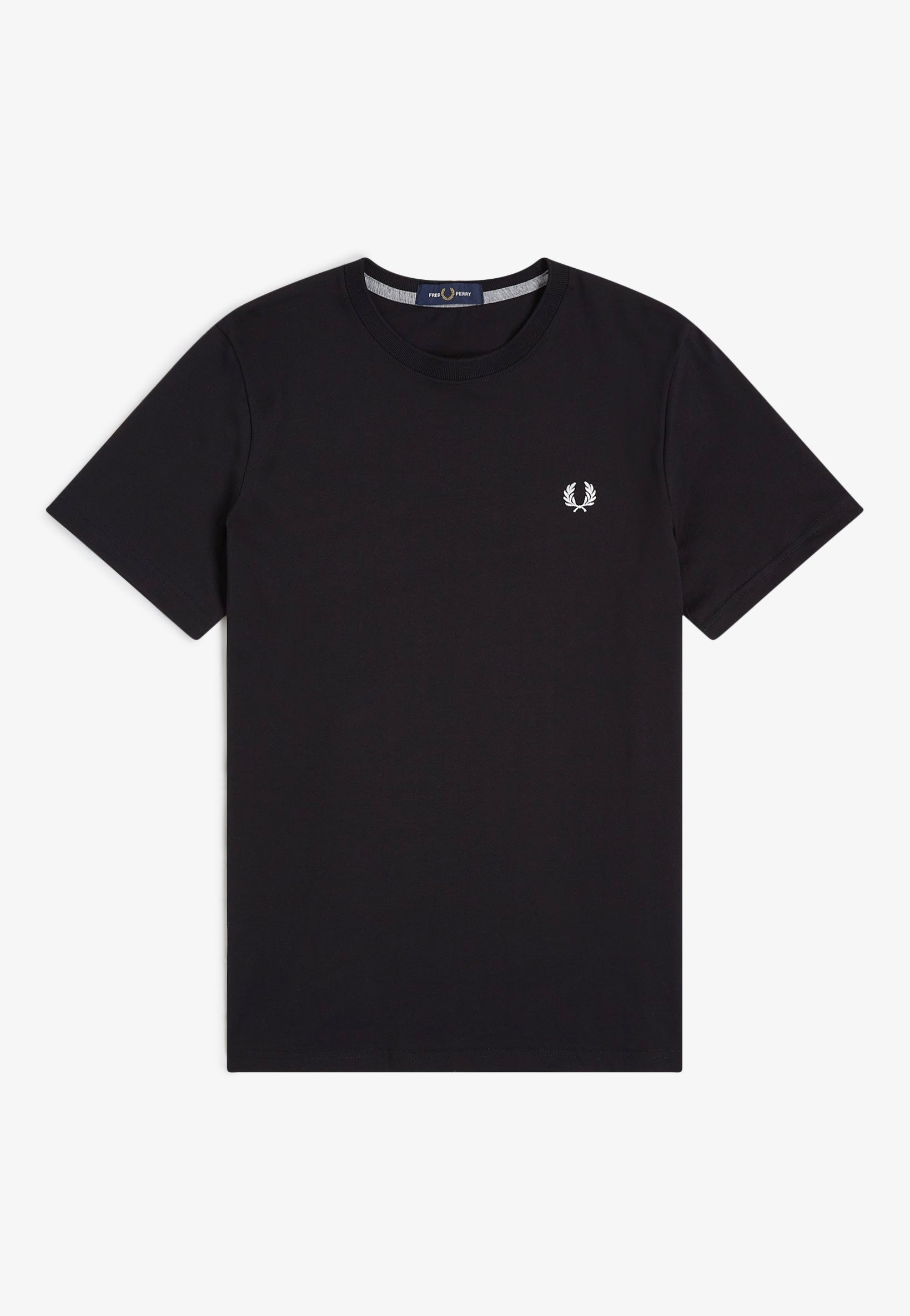 Fred Perry - Crew Neck Black - T-Shirt | Men-Image
