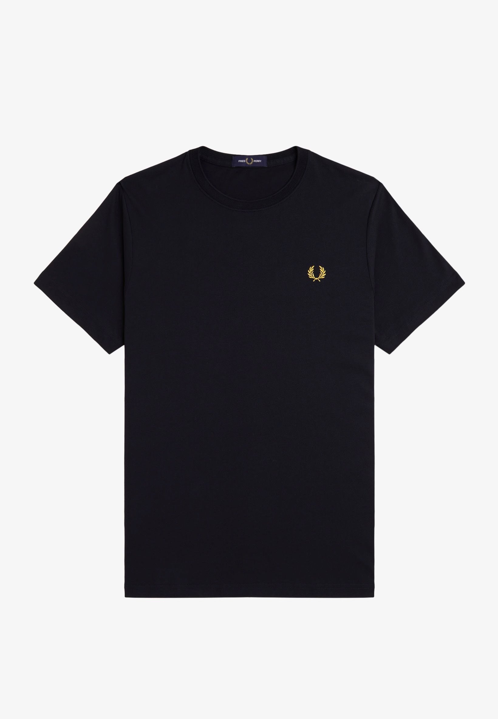 Fred Perry - Crew Neck Navy/Honeycomb - T-Shirt | Men-Image
