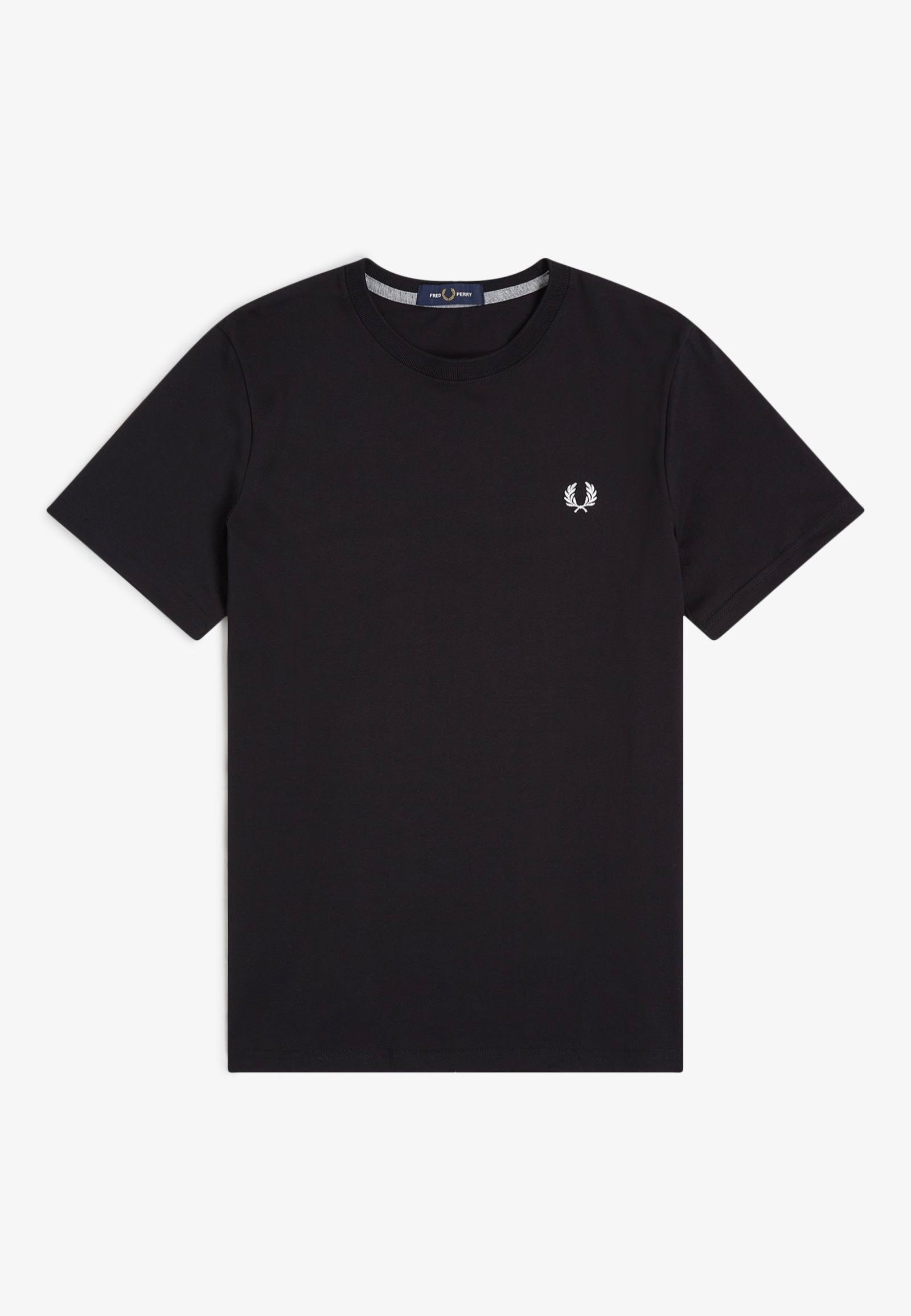 Fred Perry - Crew Neck Black - T-Shirt | Men-Image