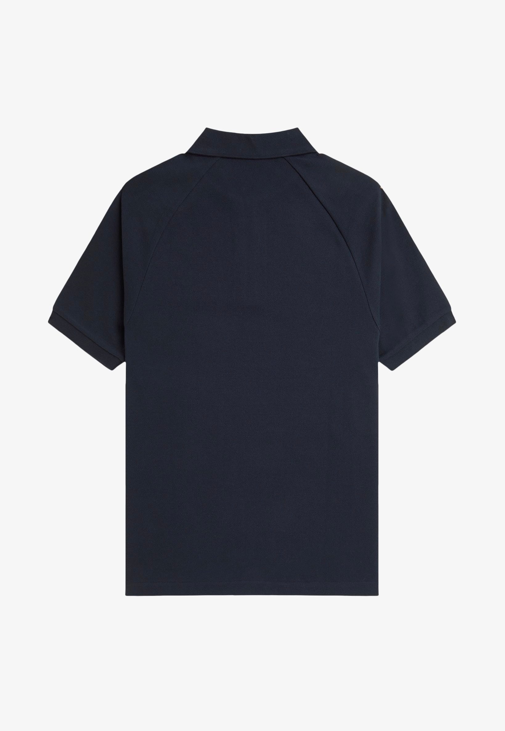 Fred Perry - Pique Zip Neck Navy - Polo | Men-Image