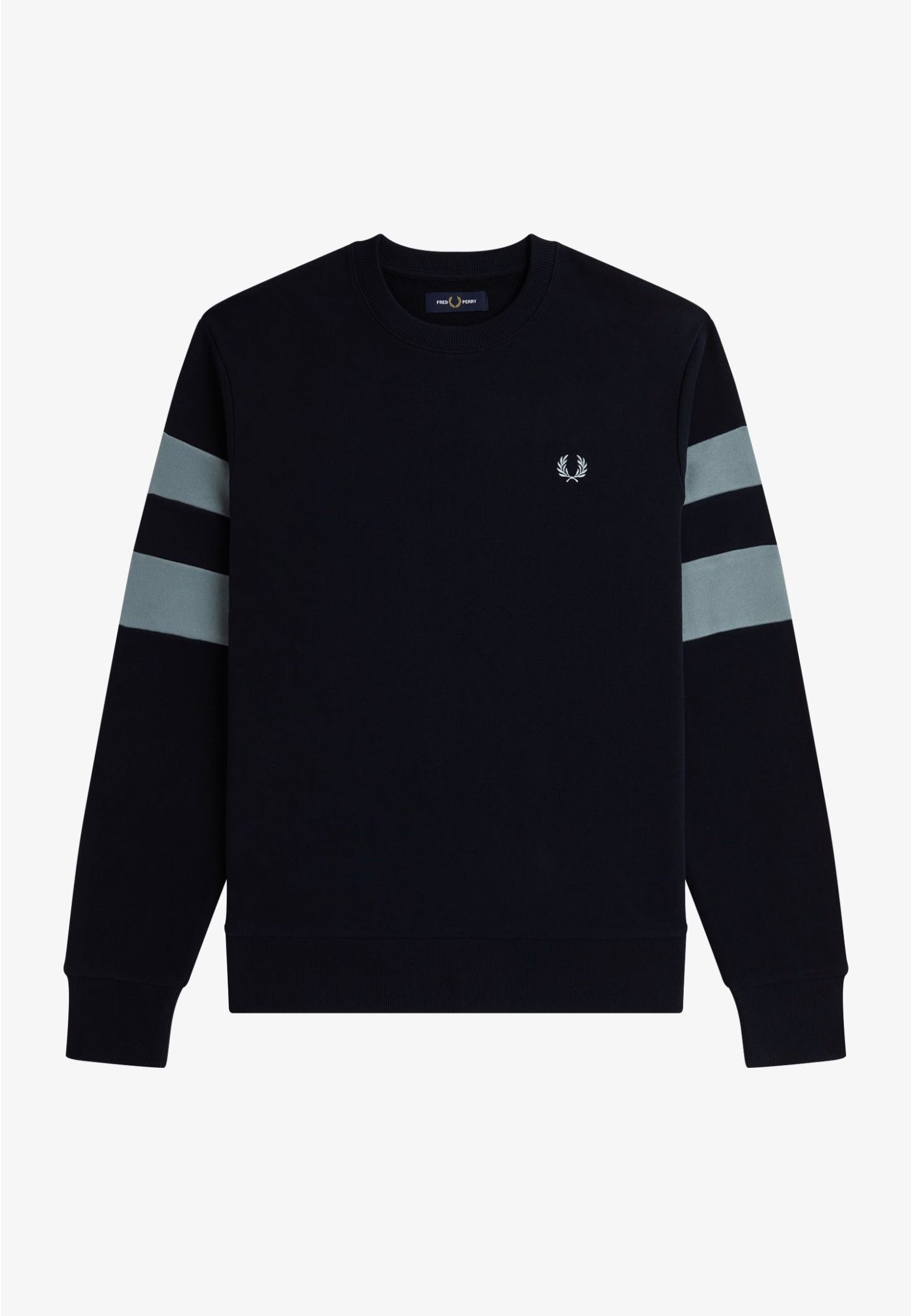 Fred Perry - Peached Tipped Sleeve Navy - Sweater | Men-Image