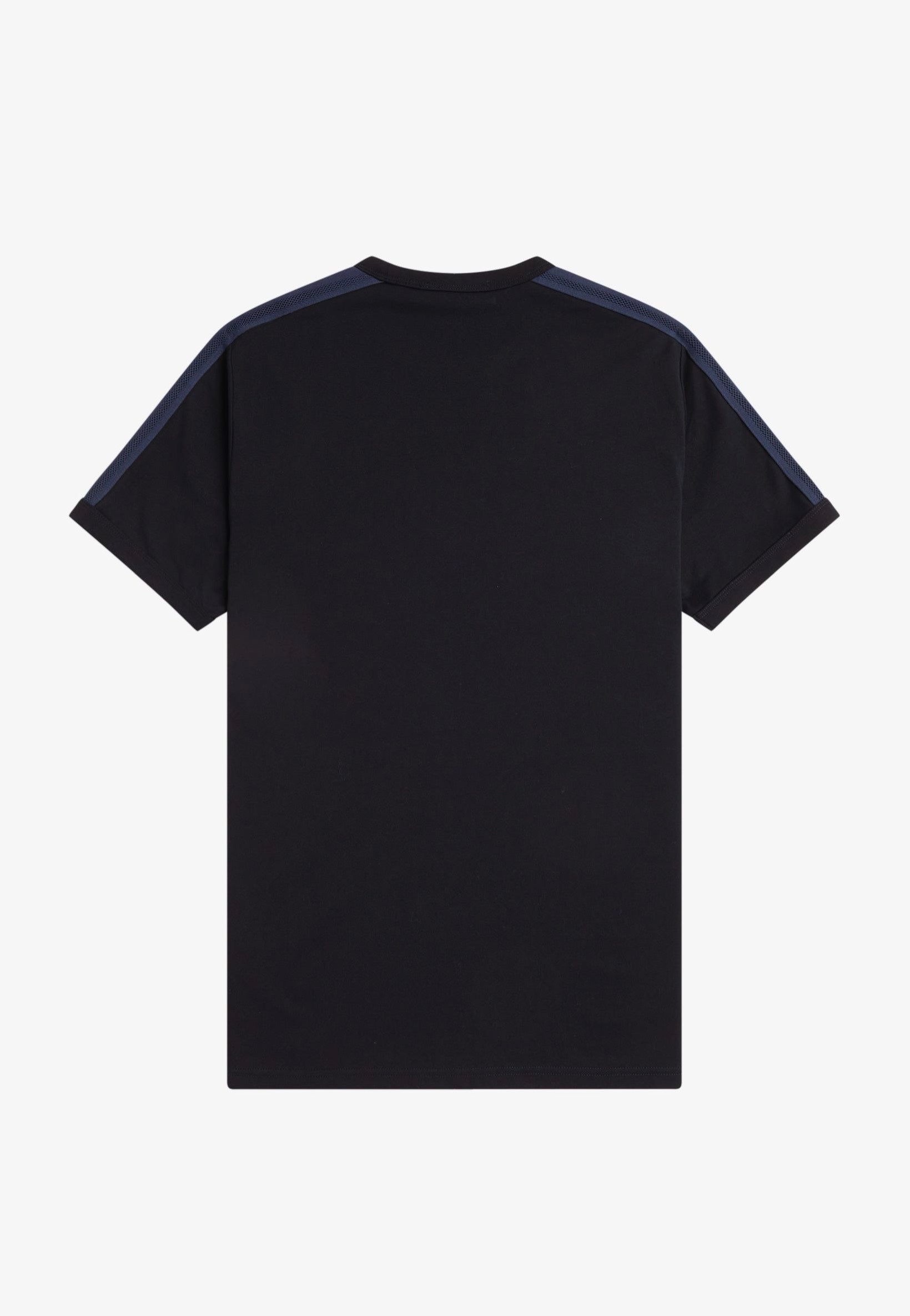 Fred Perry - Mesh Taped Ringer Black - T-Shirt | Men-Image
