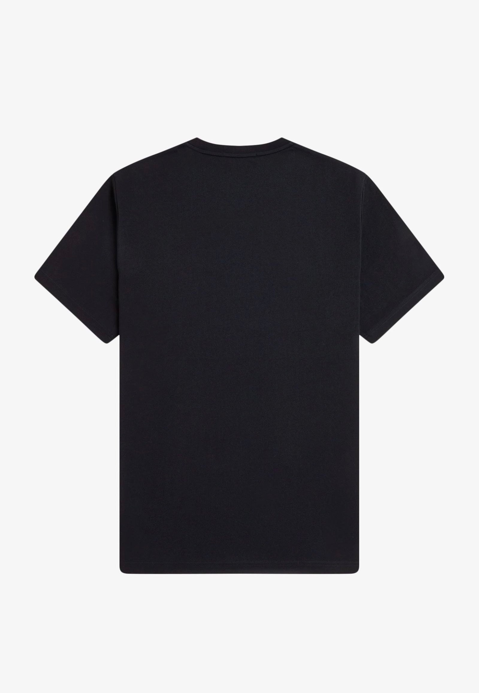 Fred Perry - Outline Laurel Wreath Black - T-Shirt | Men-Image