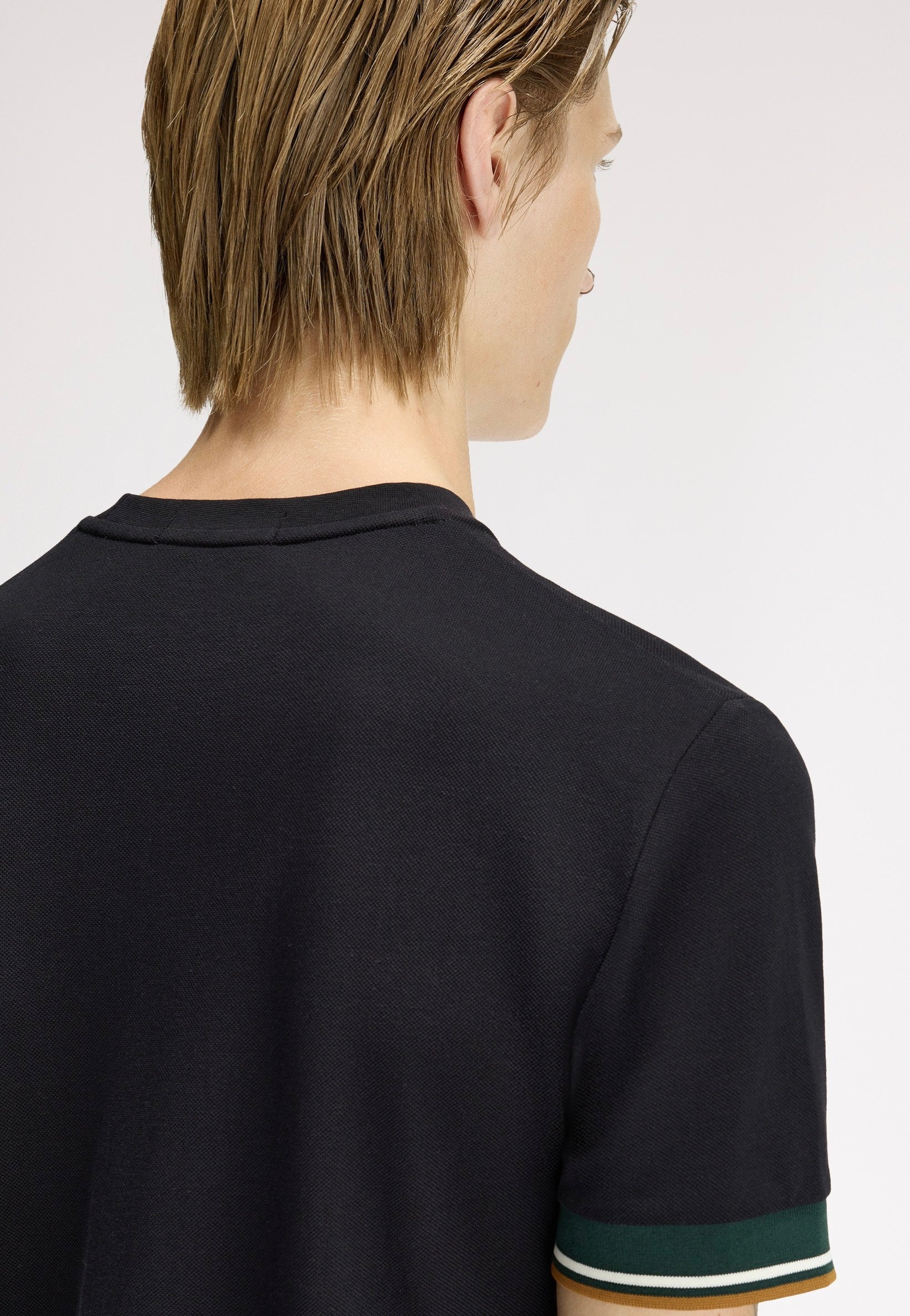 Fred Perry - Twin Tipped Cuff Black - T-Shirt | Men-Image
