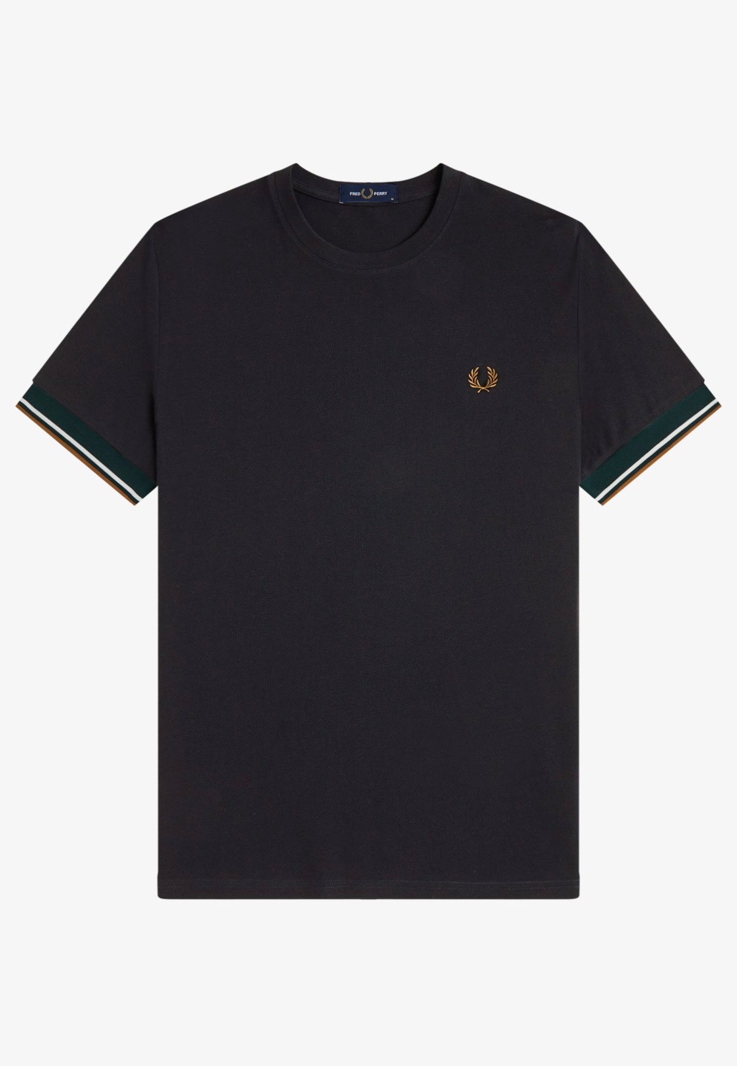 Fred Perry - Twin Tipped Cuff Black - T-Shirt | Men-Image