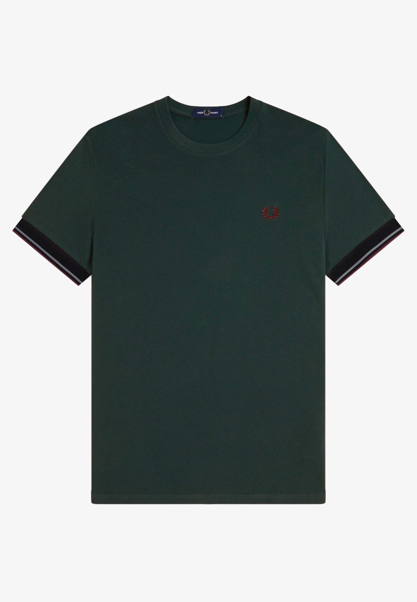 Fred Perry - Twin Tipped Cuff Grassroots - T-Shirt | Men-Image
