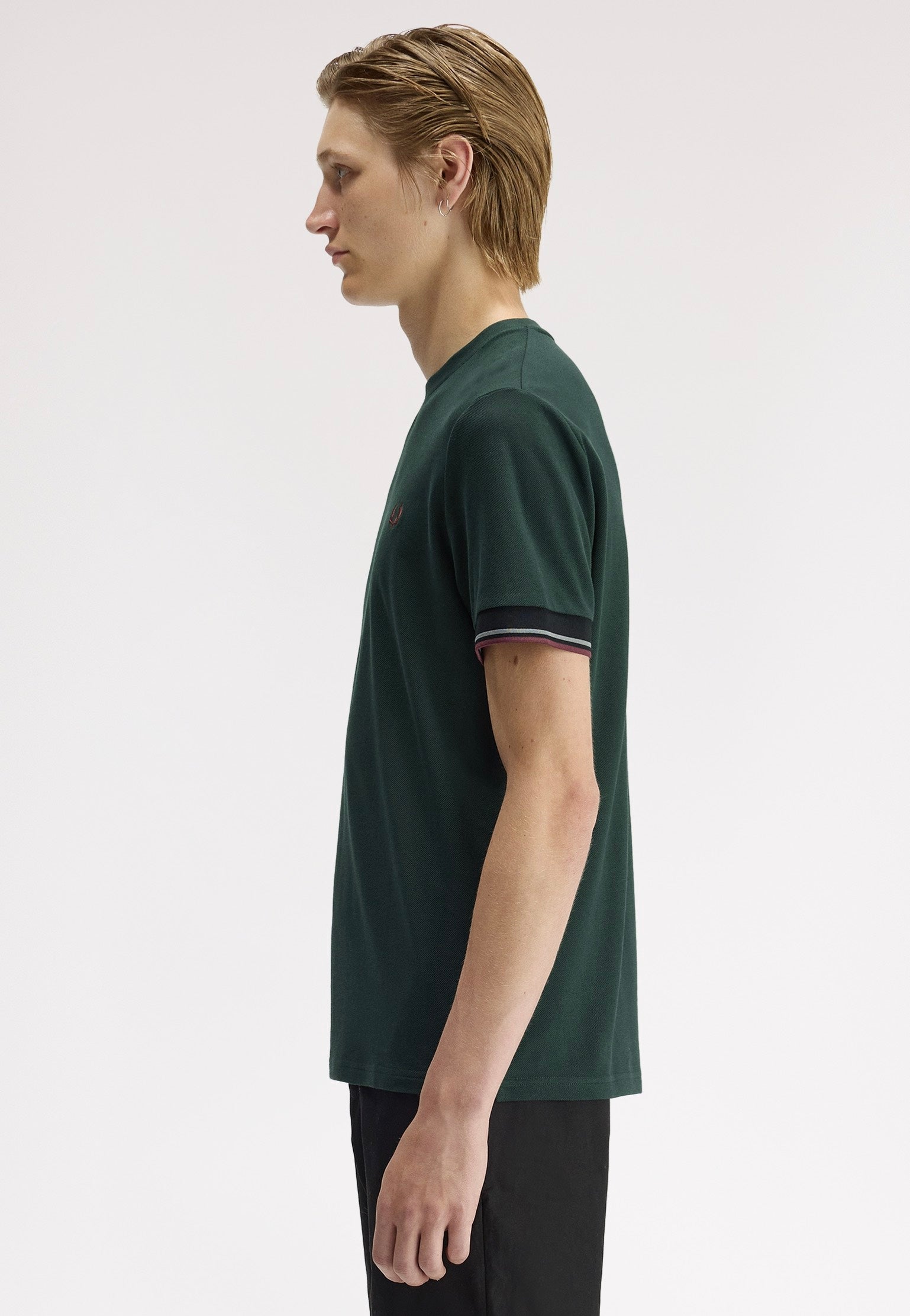 Fred Perry - Twin Tipped Cuff Grassroots - T-Shirt | Men-Image