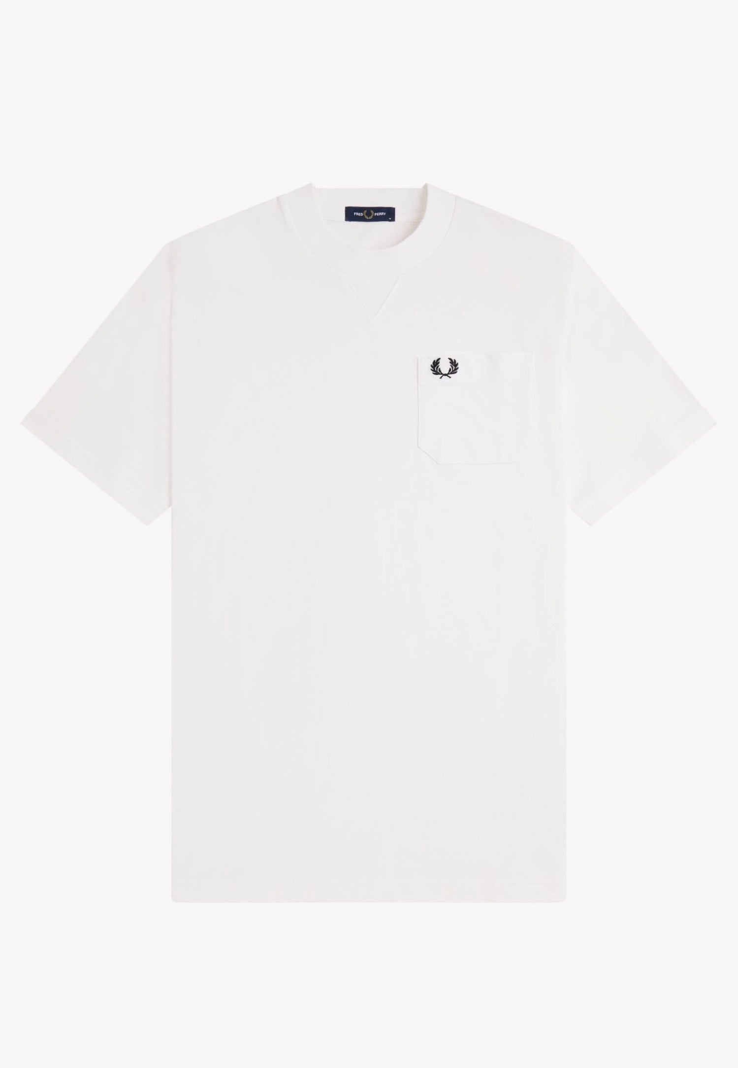 Fred Perry - Pocket Detail Snow White - T-Shirt | Impericon