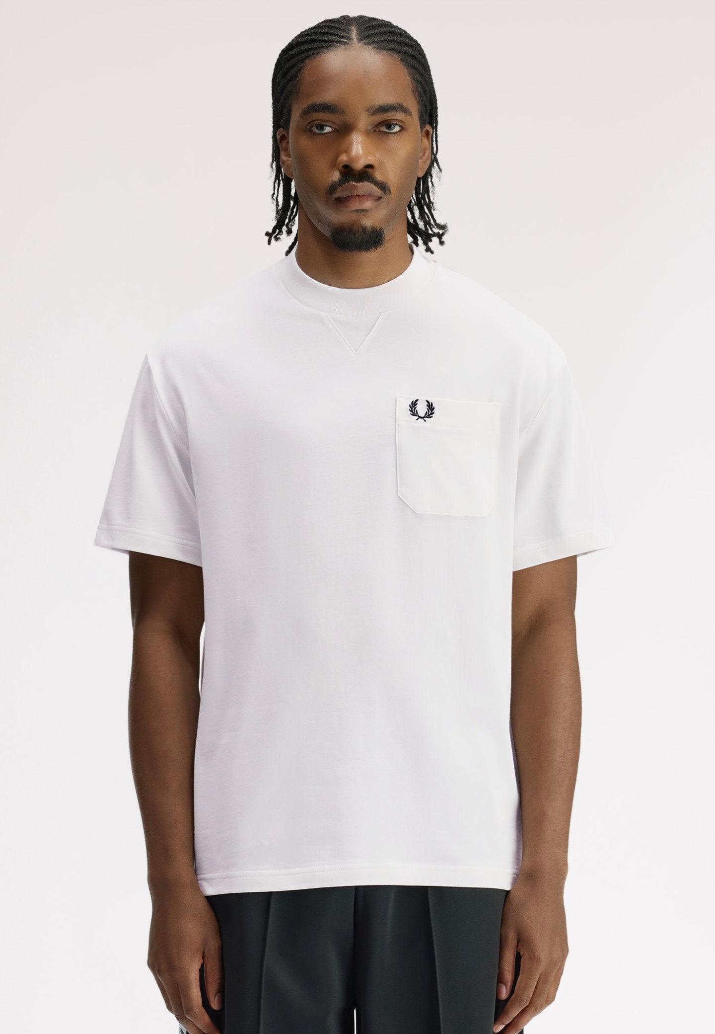 Fred Perry - Pocket Detail Snow White - T-Shirt | Men-Image