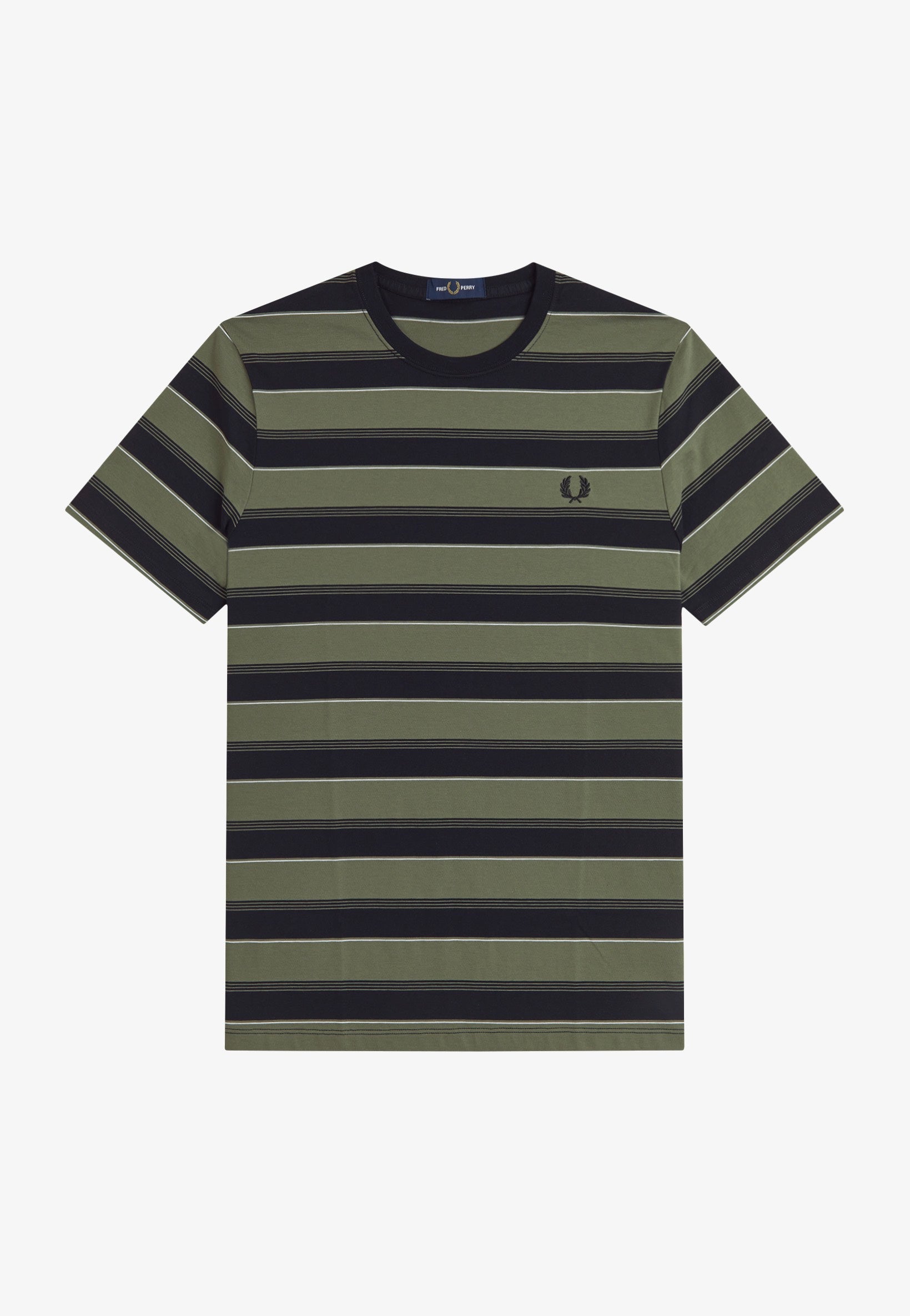 Fred Perry - Fine Stripe Black - T-Shirt | Men-Image