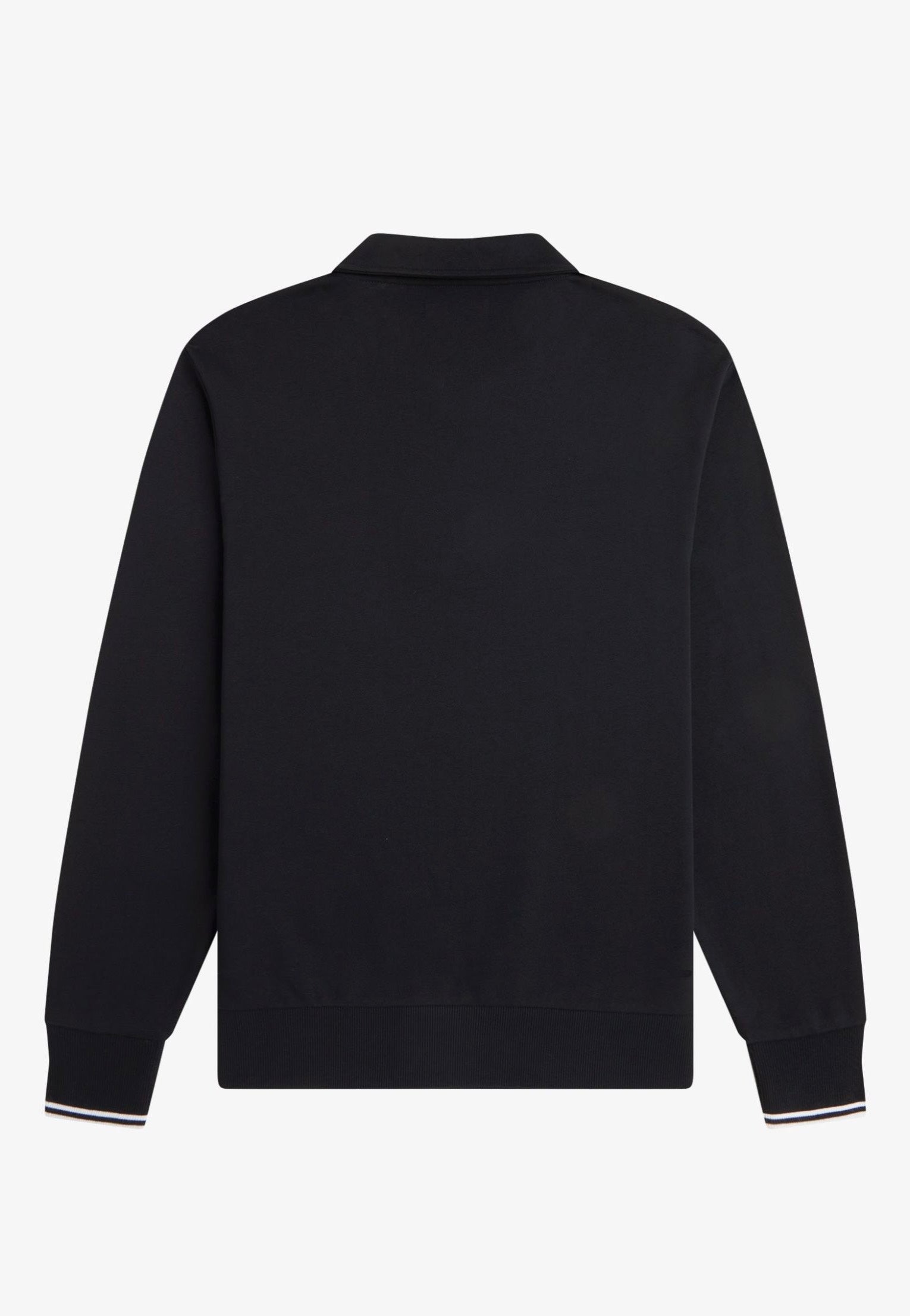 Fred Perry - Half Zip Collared Black - Sweater | Men-Image