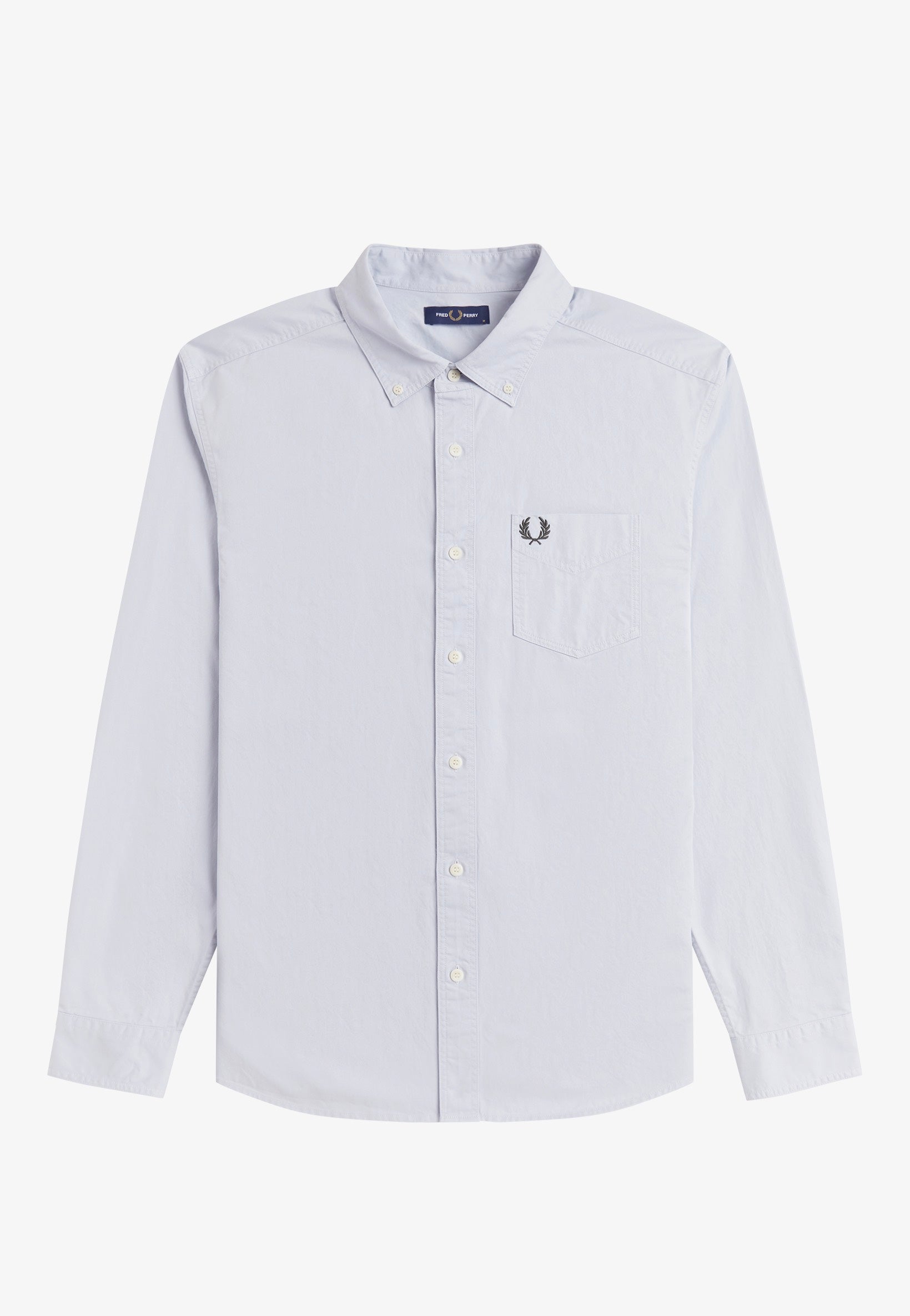 Fred Perry - Relaxed Washed Twill Dusky Blue - Shirt | Men-Image
