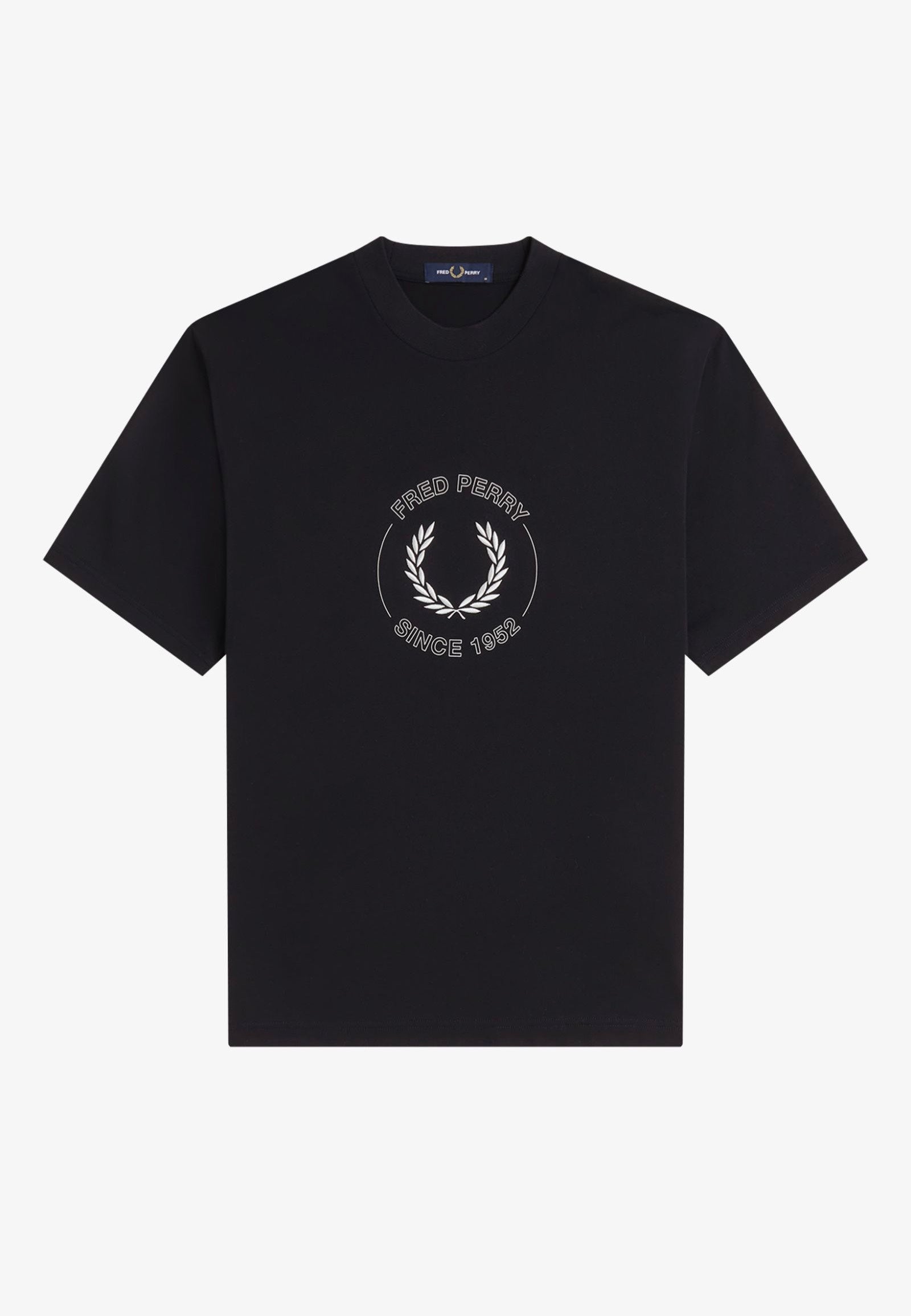 Fred Perry - Circle Graphic Black - T-Shirt | Men-Image