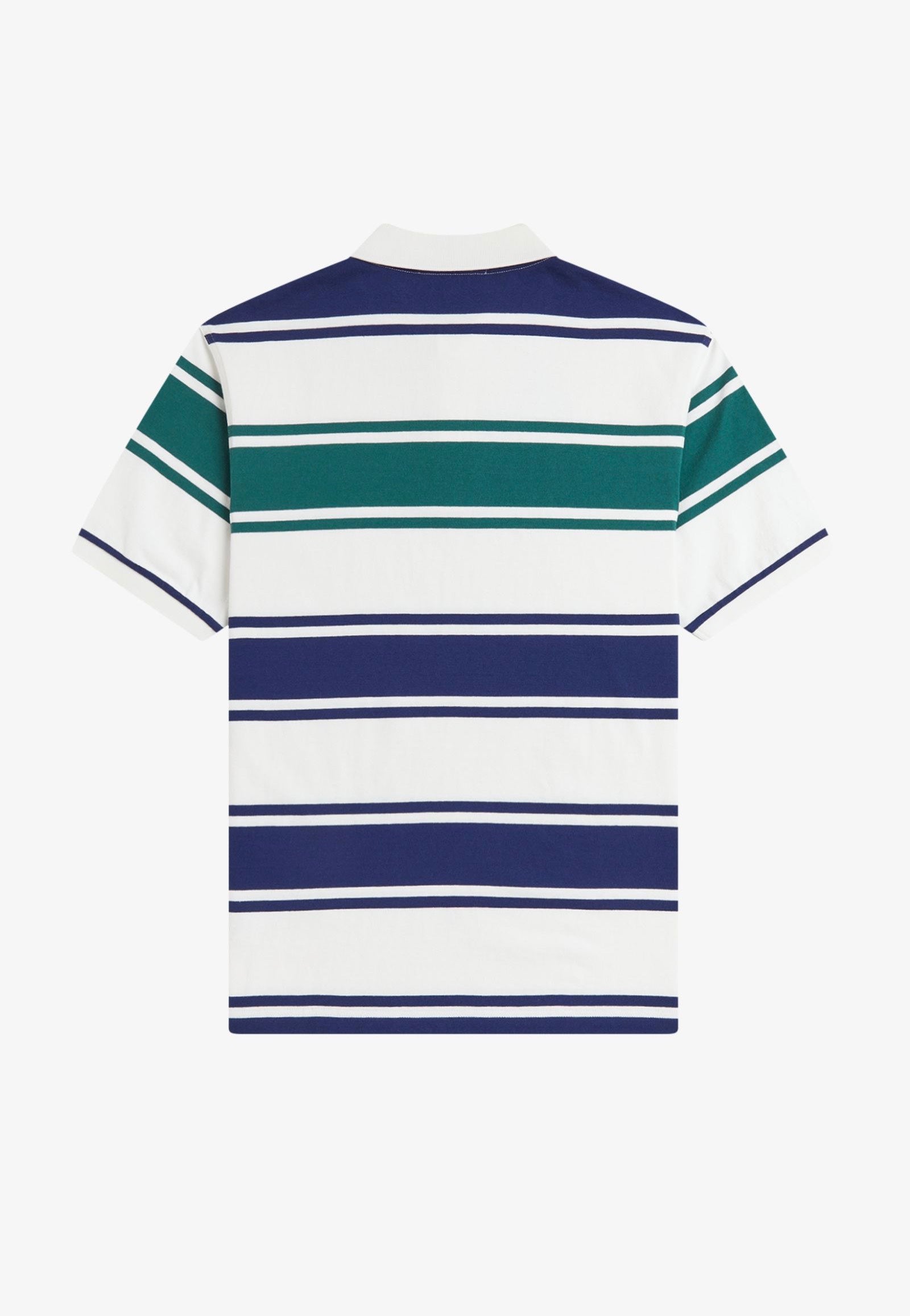Fred Perry - Relaxed Striped Snow White - Polo | Men-Image