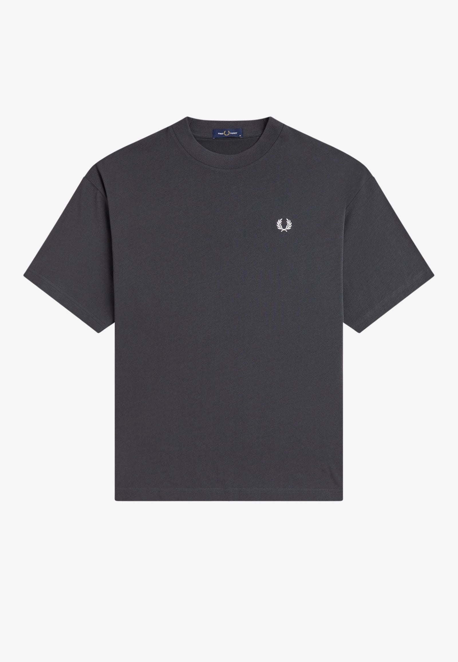 Fred Perry - Back Print Laurel Wreath Anchor Grey - T-Shirt | Men-Image
