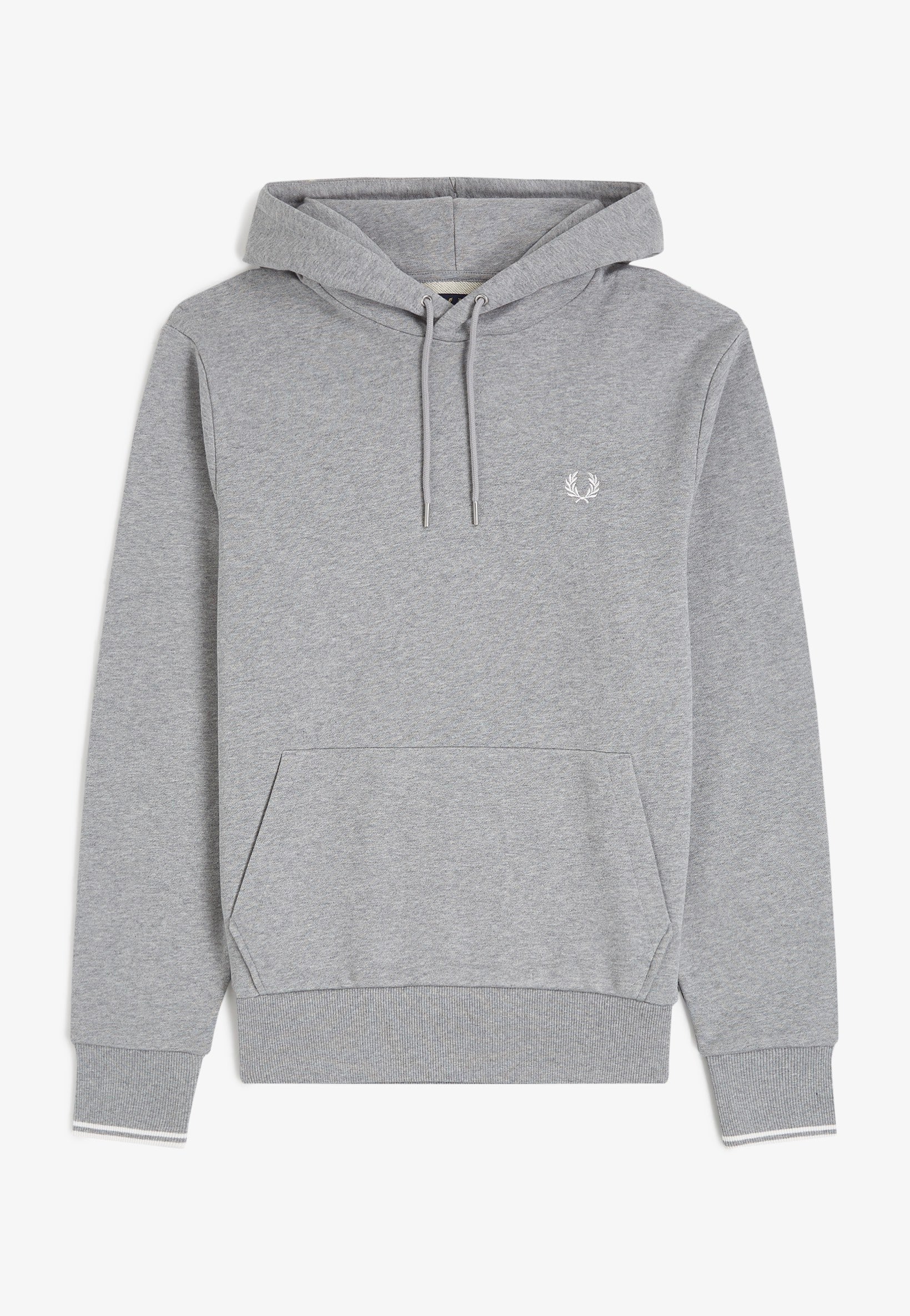 Fred Perry - Tipped Hooded Steel Marl - Hoodie | Men-Image