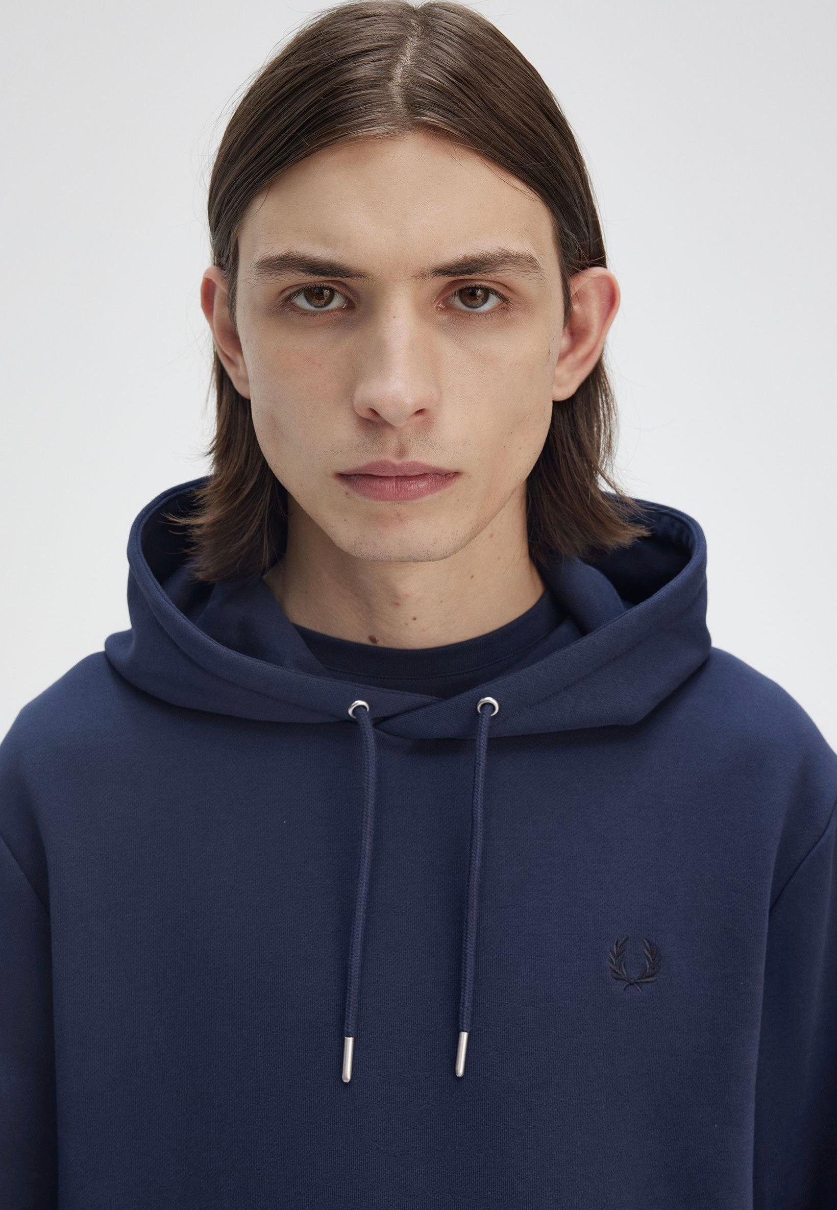 Fred Perry - Tipped Hooded Tennis Blue - Hoodie | Men-Image