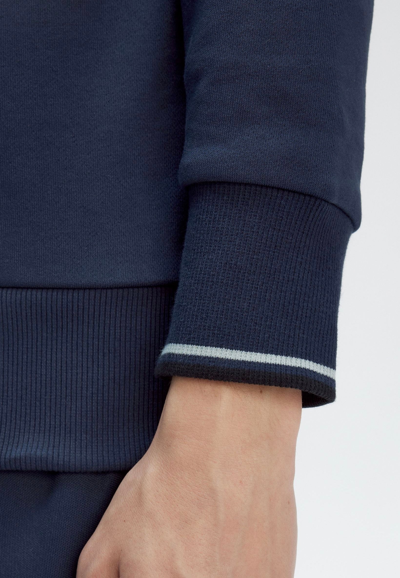 Fred Perry - Tipped Hooded Tennis Blue - Hoodie | Men-Image