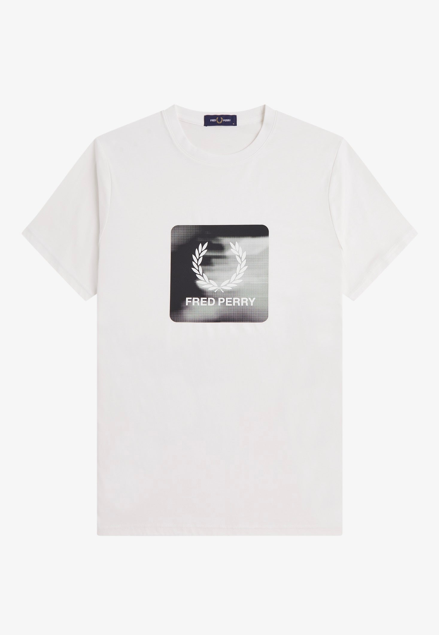 Fred Perry - Laurel Wreath Digital Snow White - T-Shirt | Men-Image