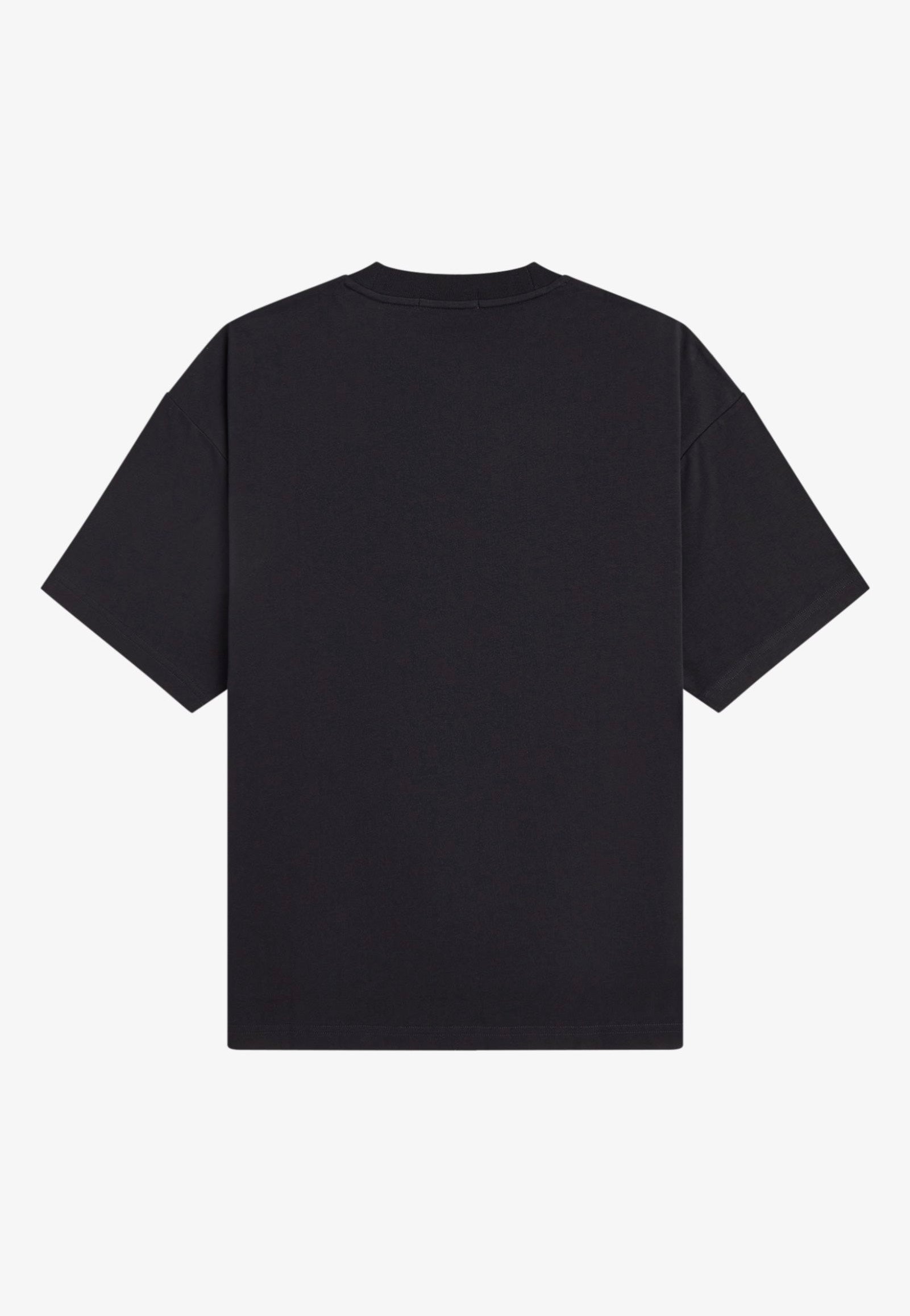Fred Perry - Oversized Black - T-Shirt | Men-Image