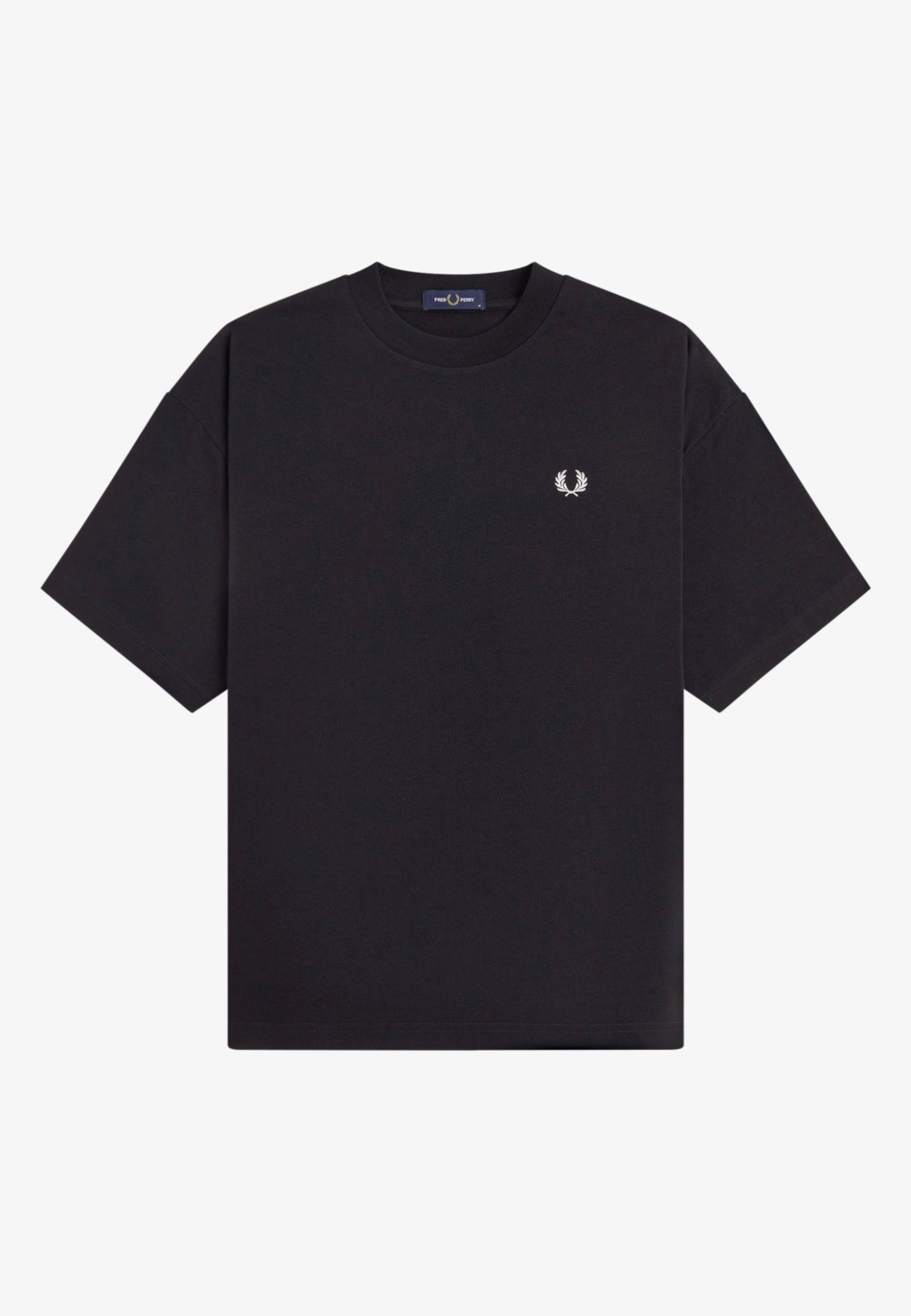 Fred Perry - Oversized Black - T-Shirt | Men-Image